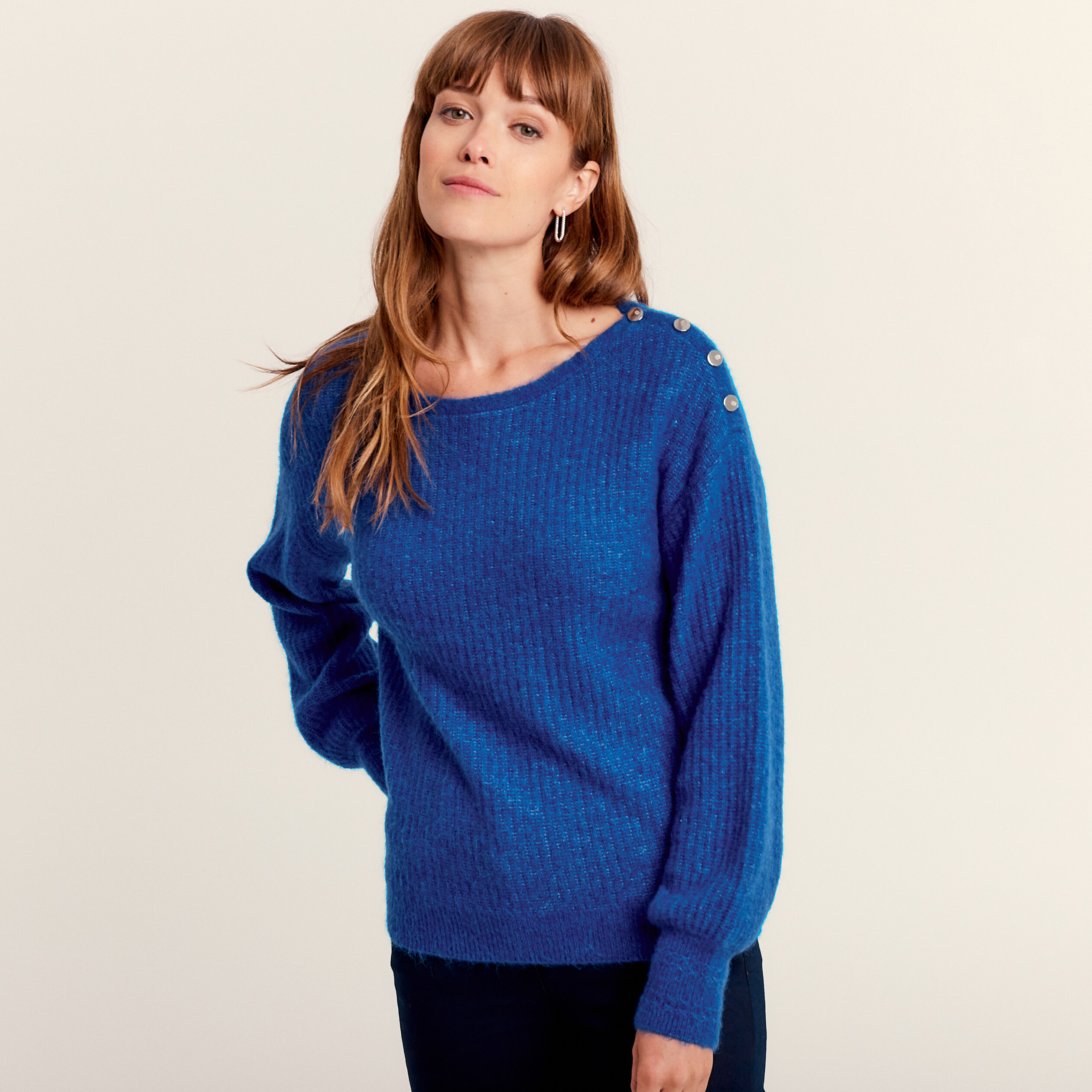 Sweat femme on sale bleu electrique