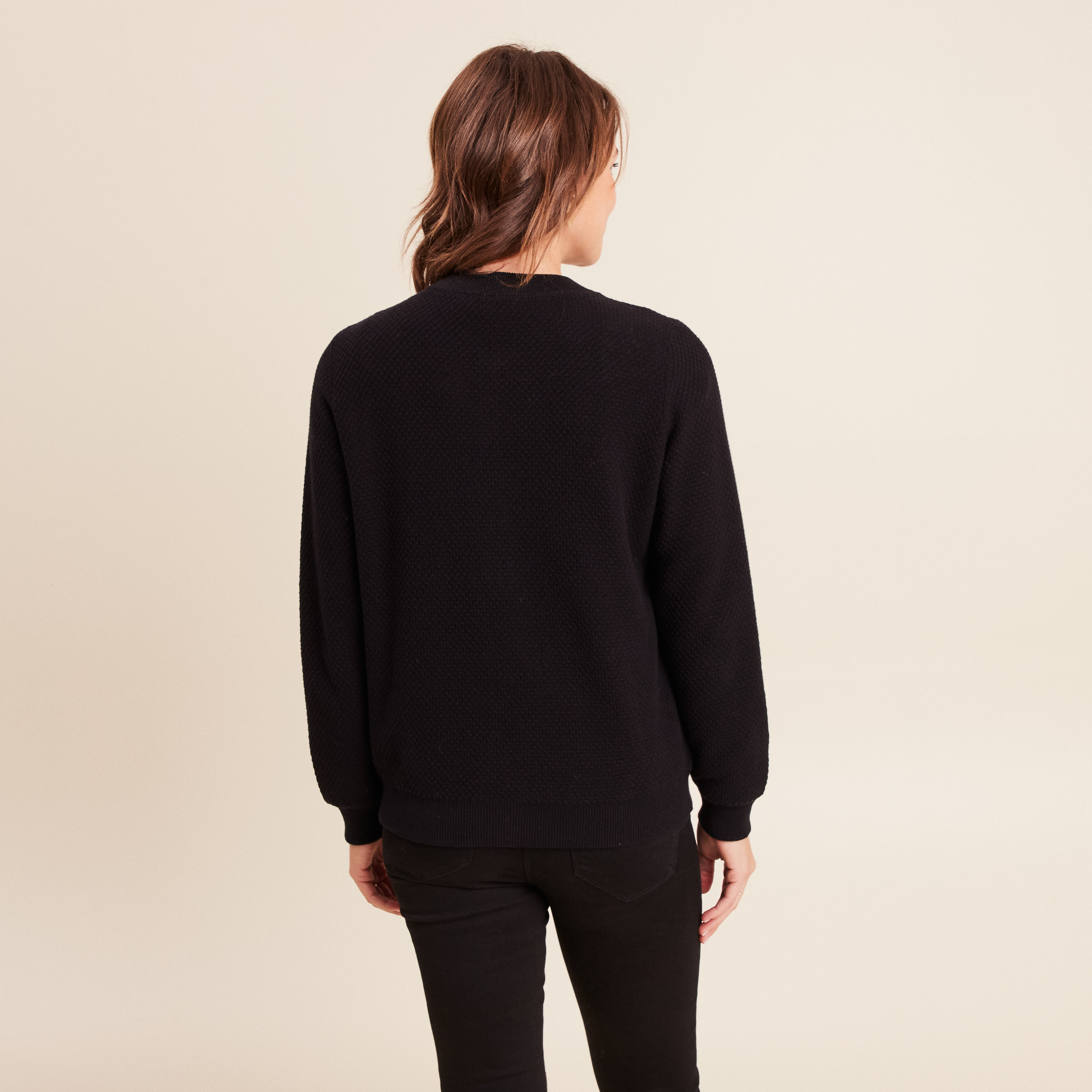 Gilet r&eacute;versible esprit bomber noir femme