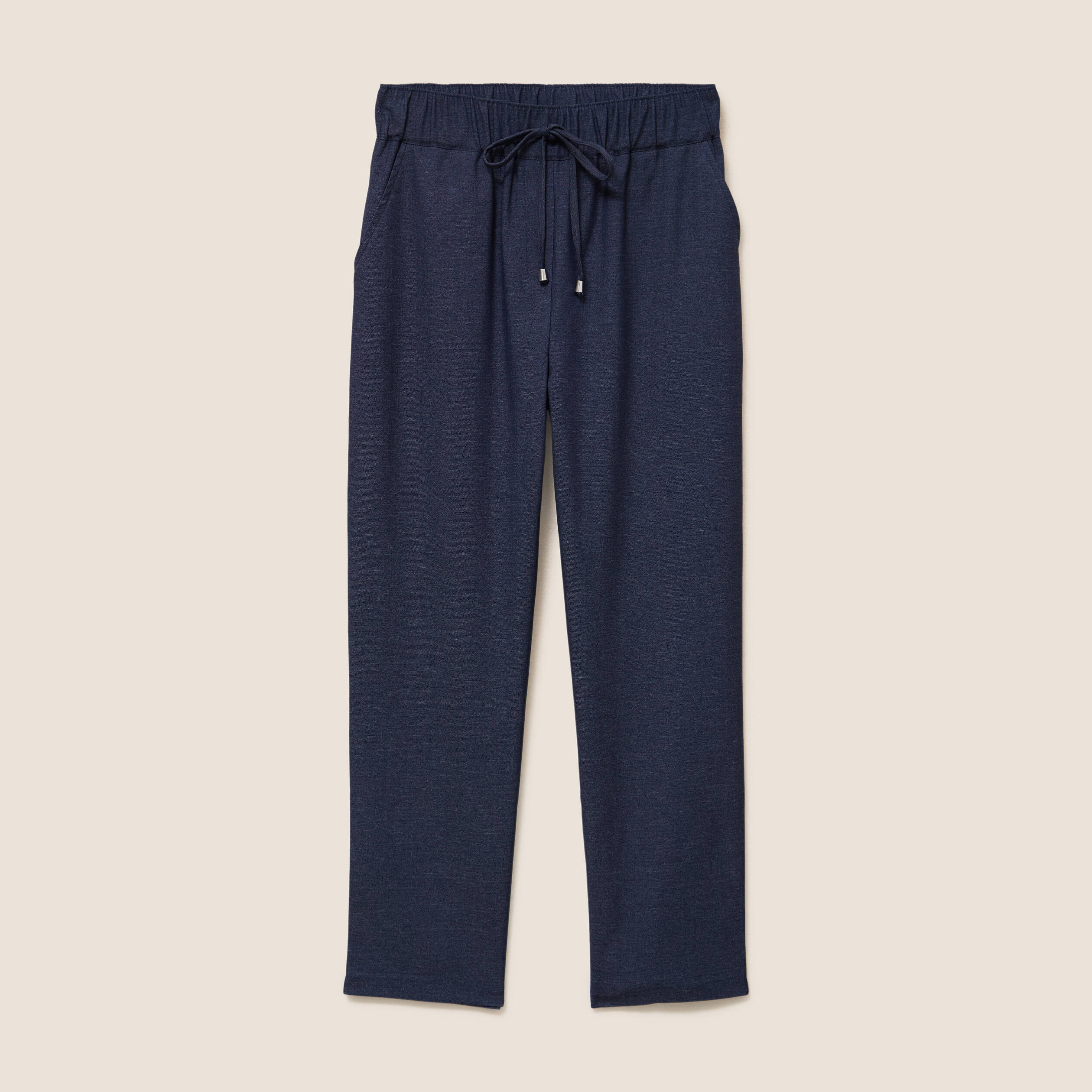 Jean boyfriend 7/8&egrave;me fluide denim brut femme