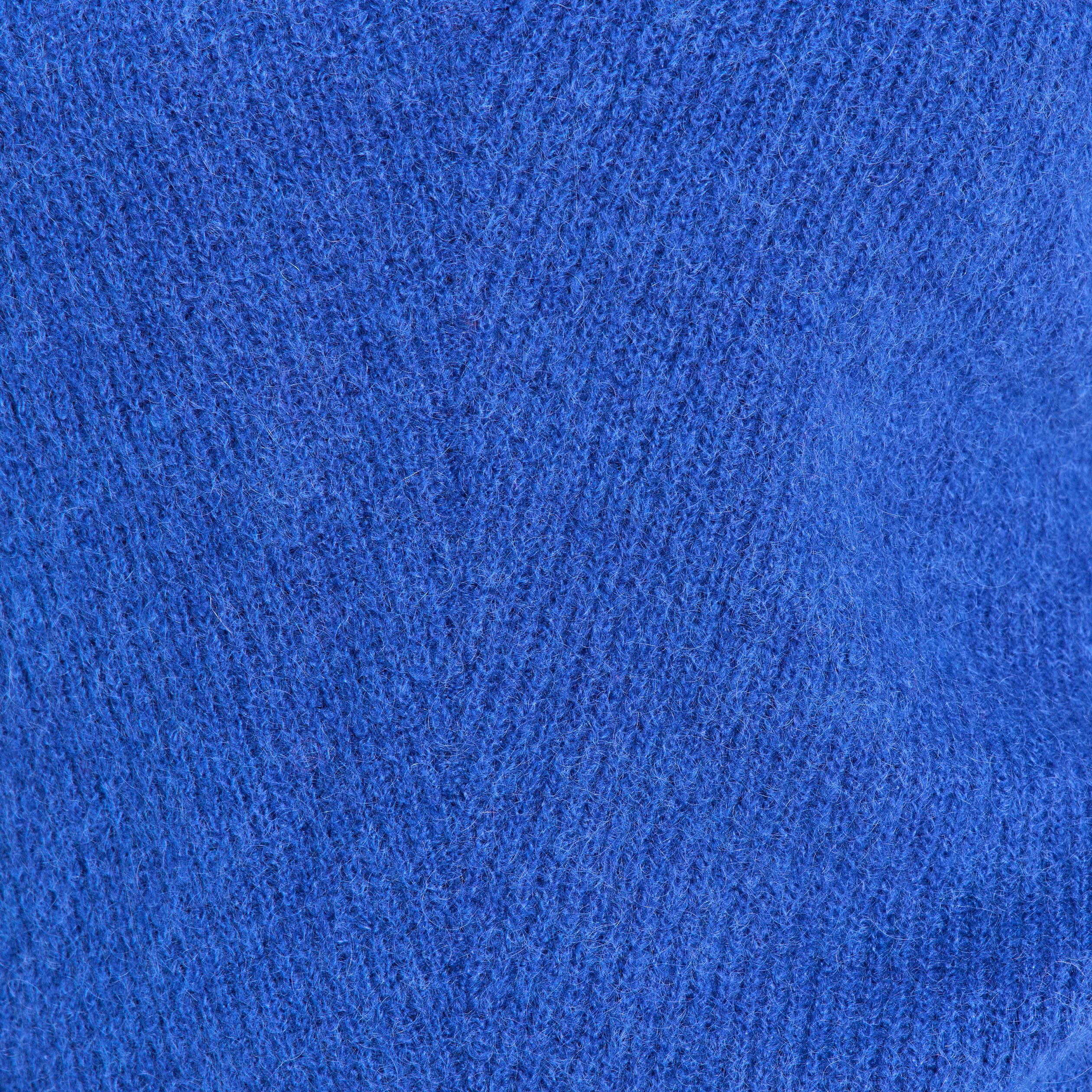 Pull col v bleu electrique femme