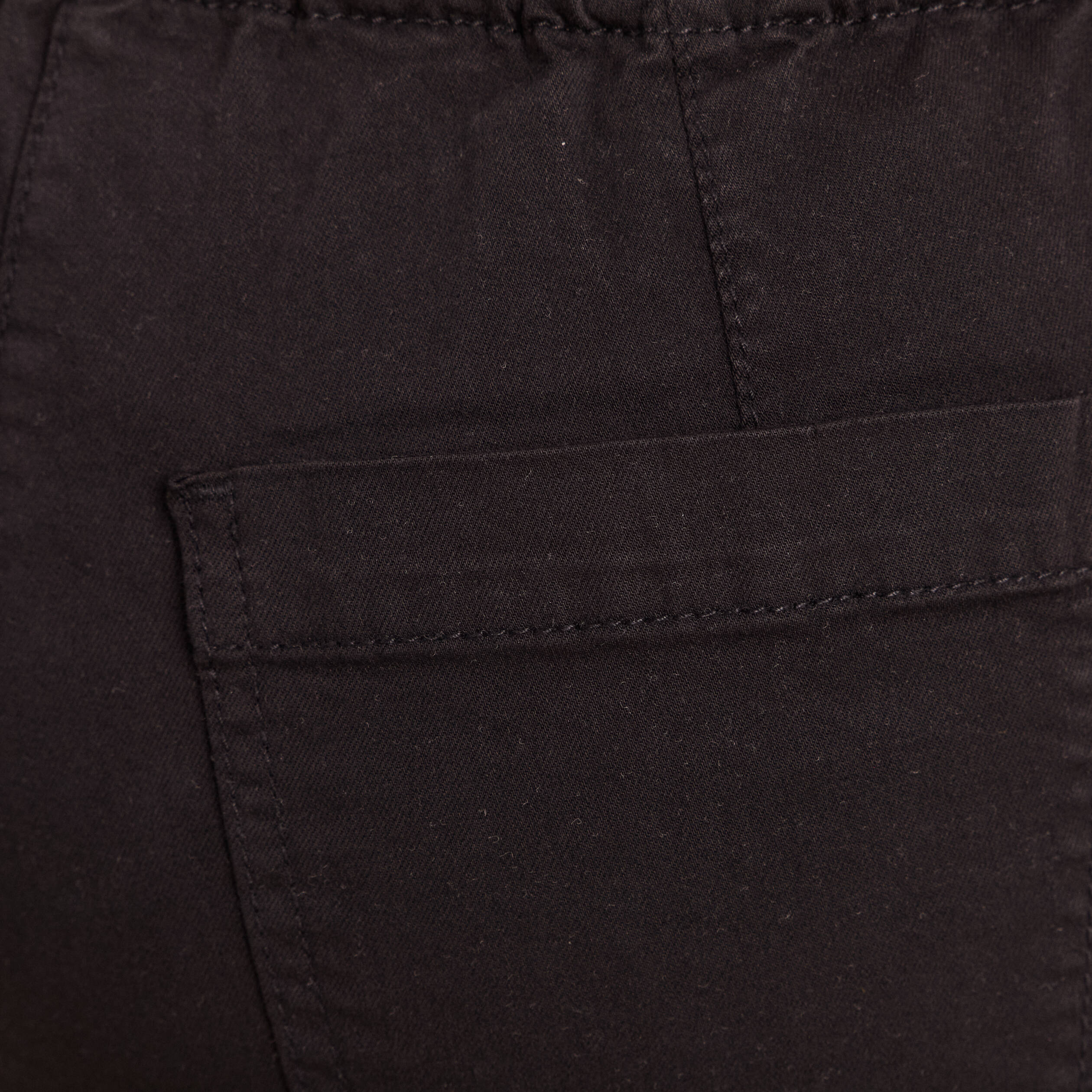 Pantalon coupe mom 7/8&egrave;me noir femme