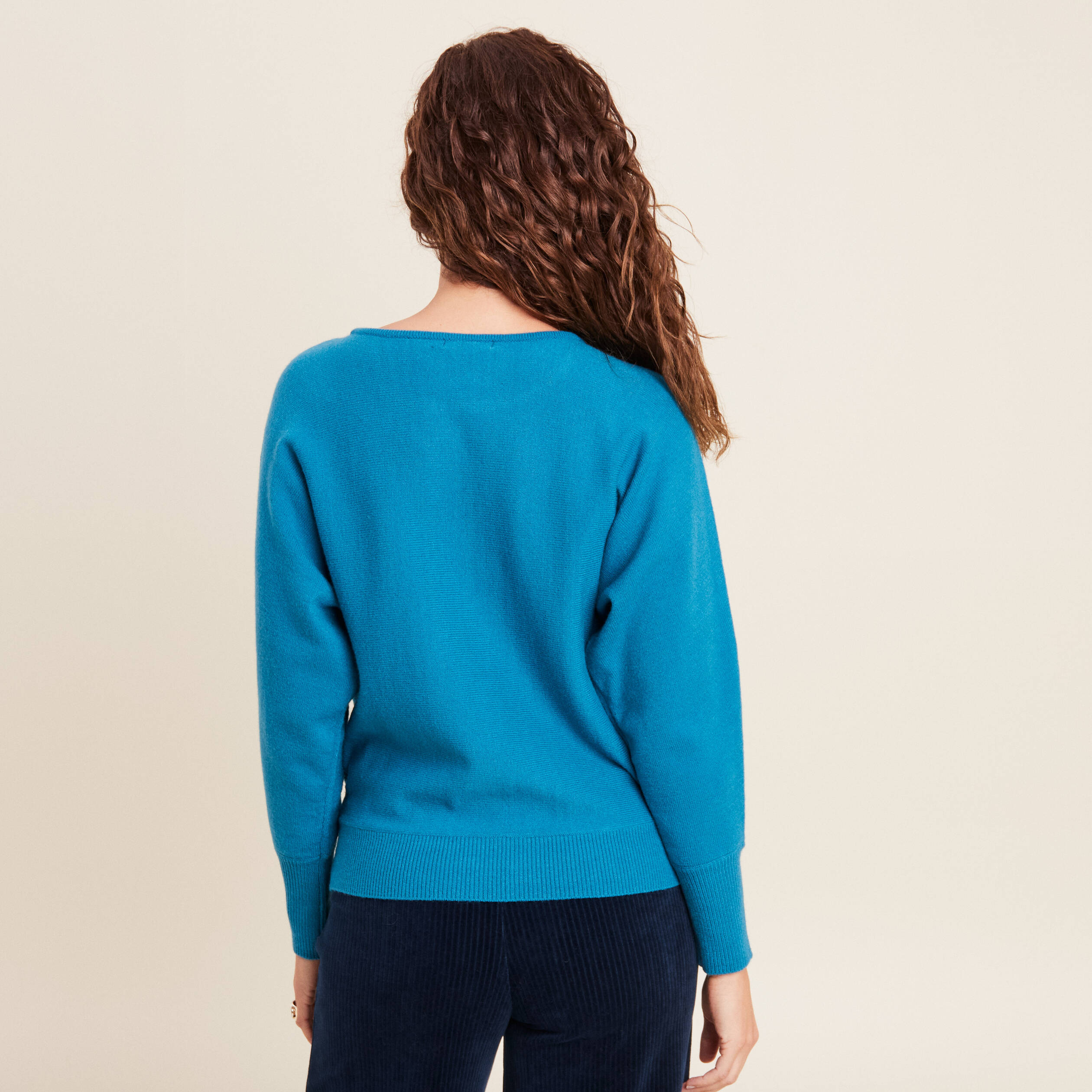 Pull femme bleu canard online