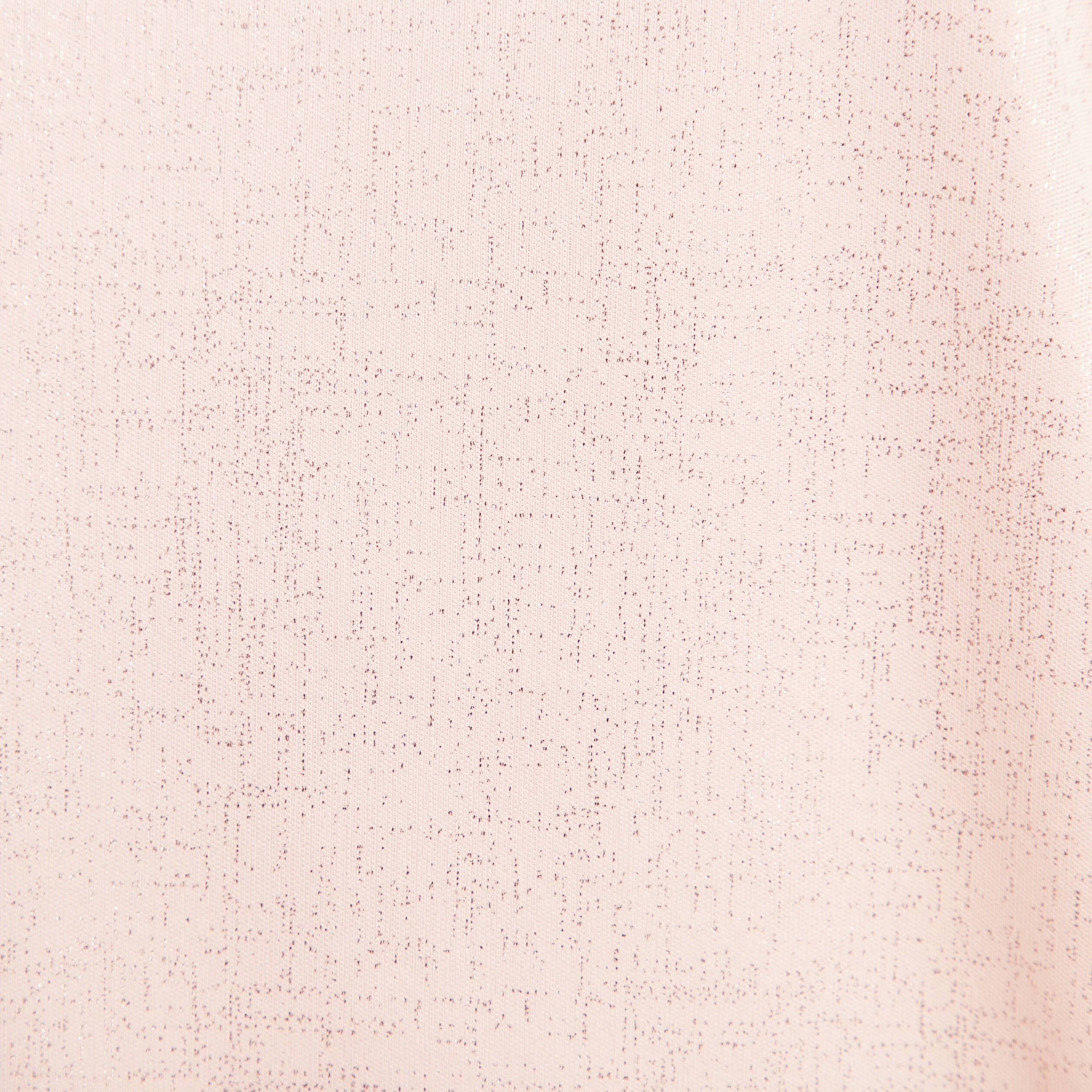 t-shirt droit court satiné col rond vieux rose femme