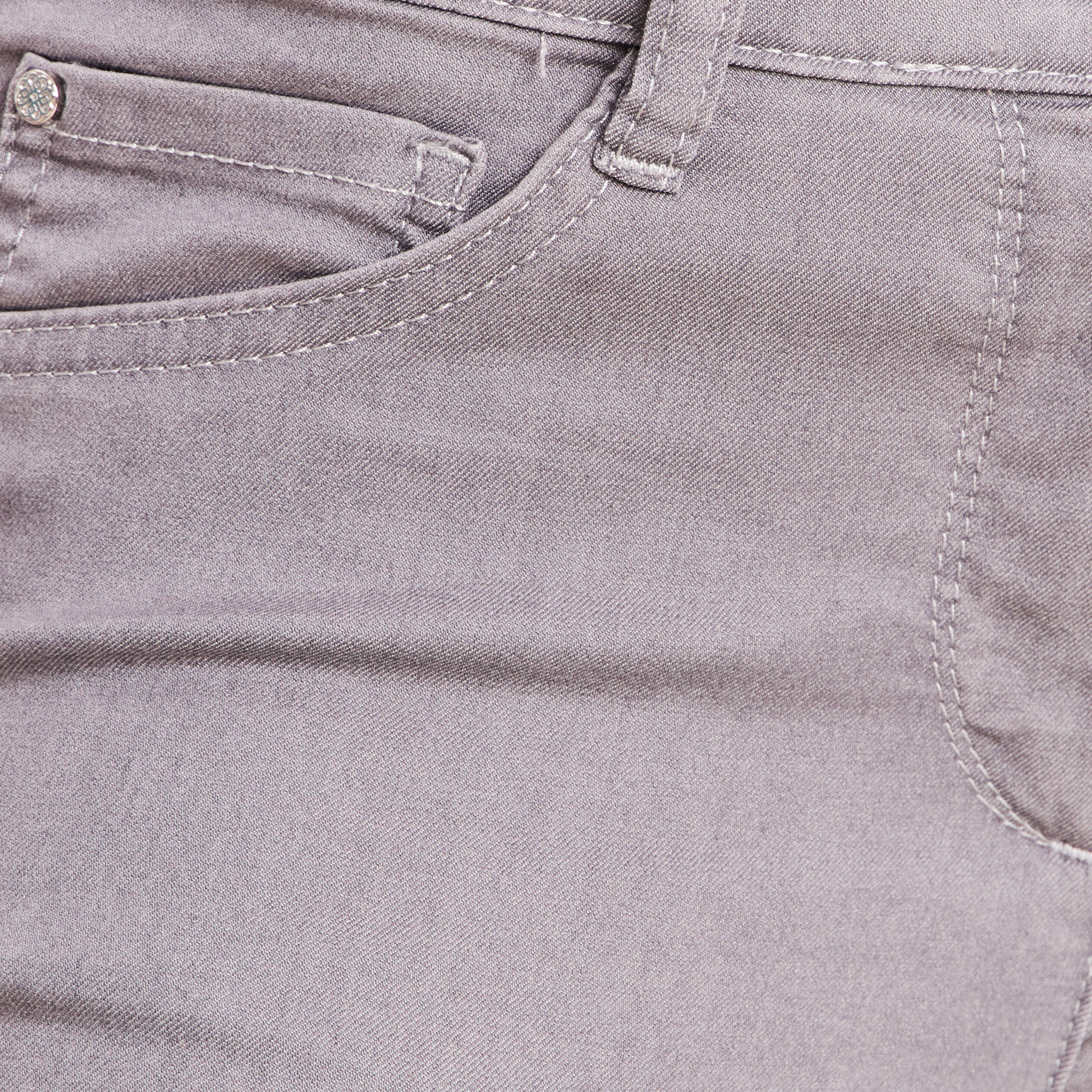 Jean magique Le L&eacute;ger coupe ajust&eacute;e denim gris femme