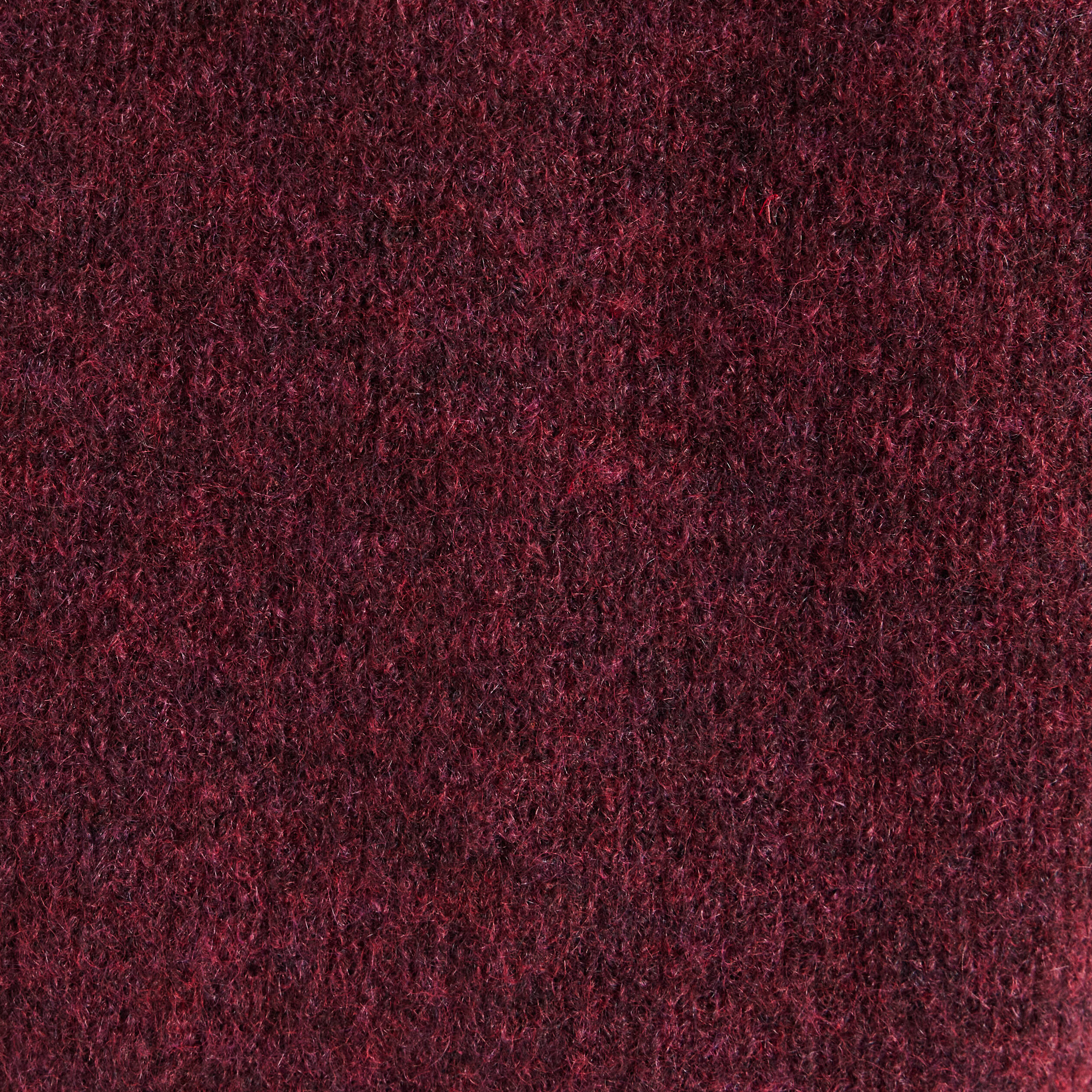 Gilet col rond bordeaux femme