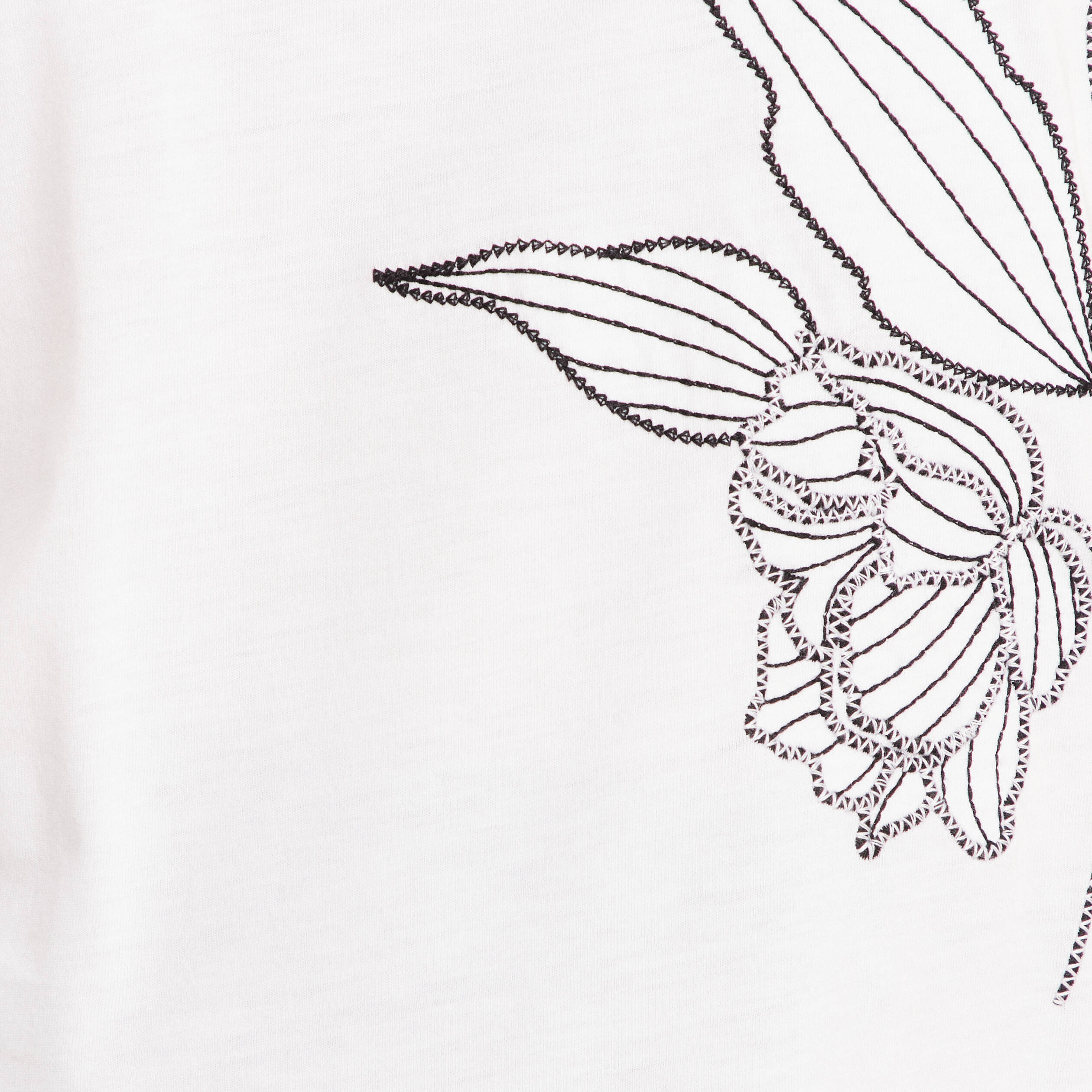 T-shirt manches courtes blanc femme