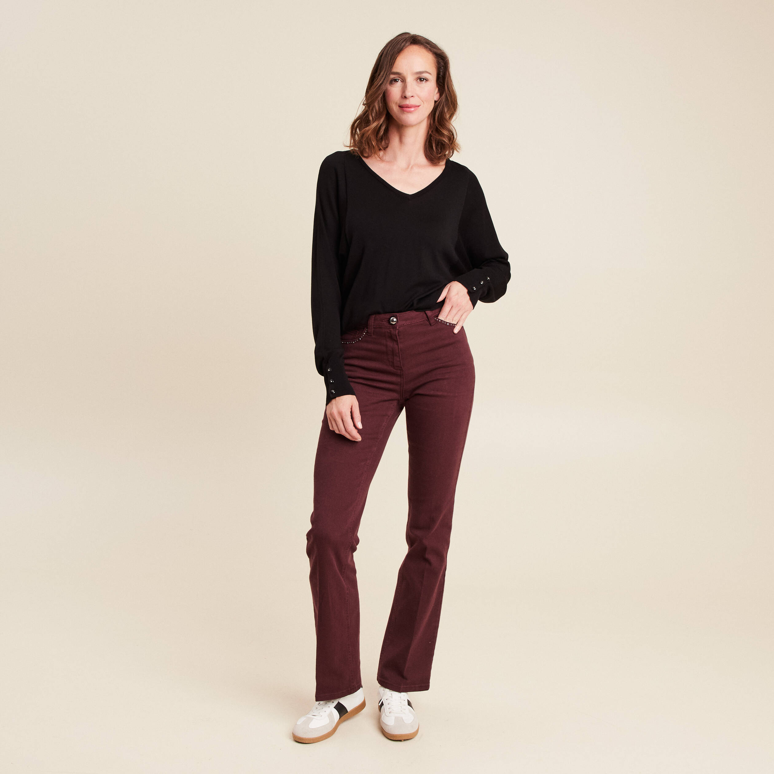 pull manches longues noir femme Pull manches longues noir femme