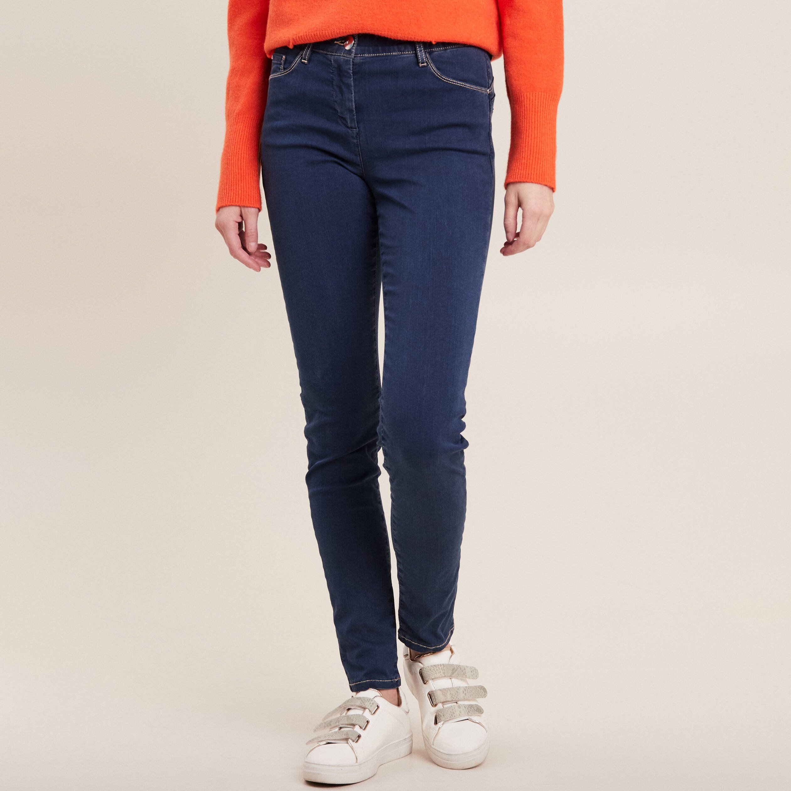 pantalon magique ajuste denim stone femme Pantalon magique ajusté denim stone femme