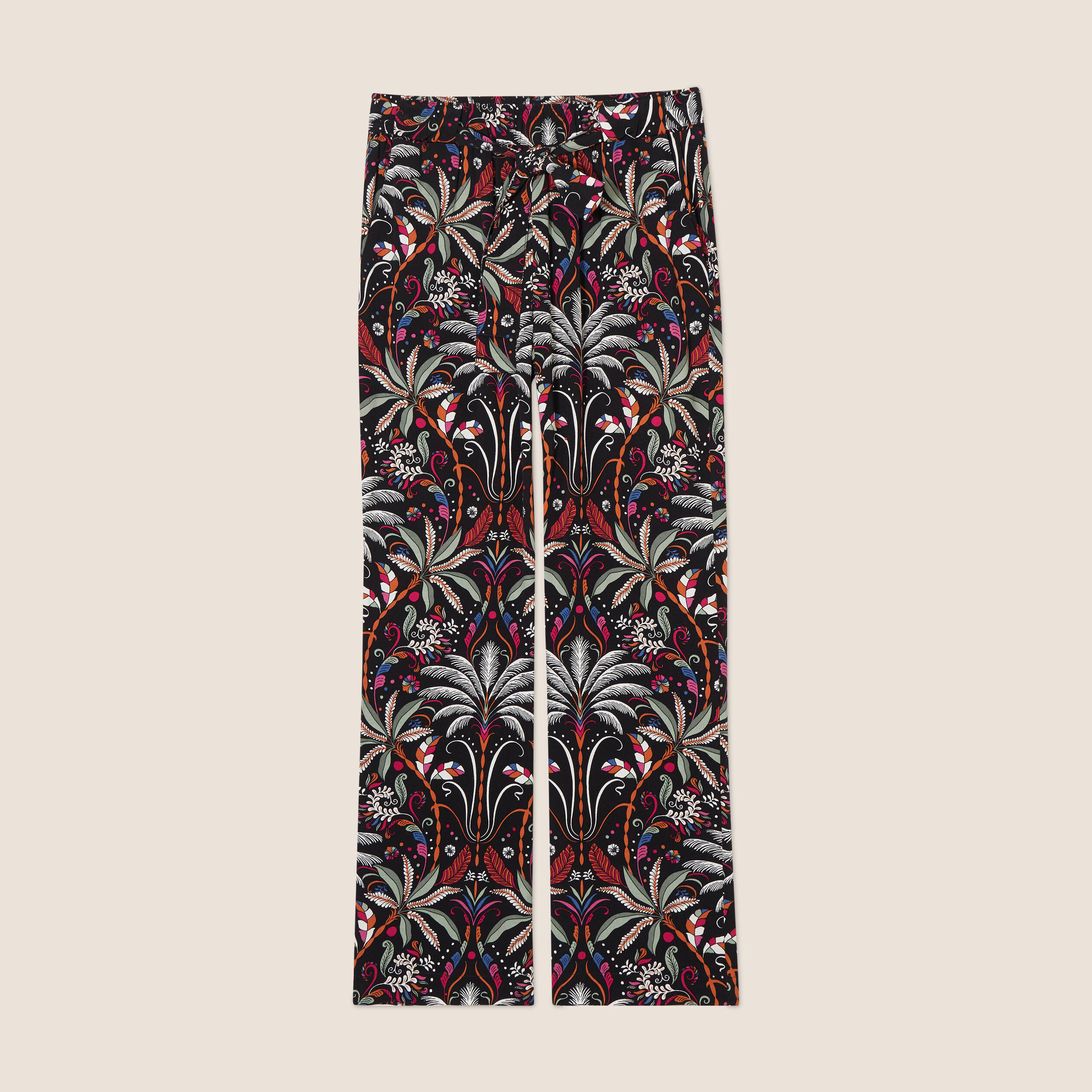 pantalon flou noir femme Pantalon flou noir femme