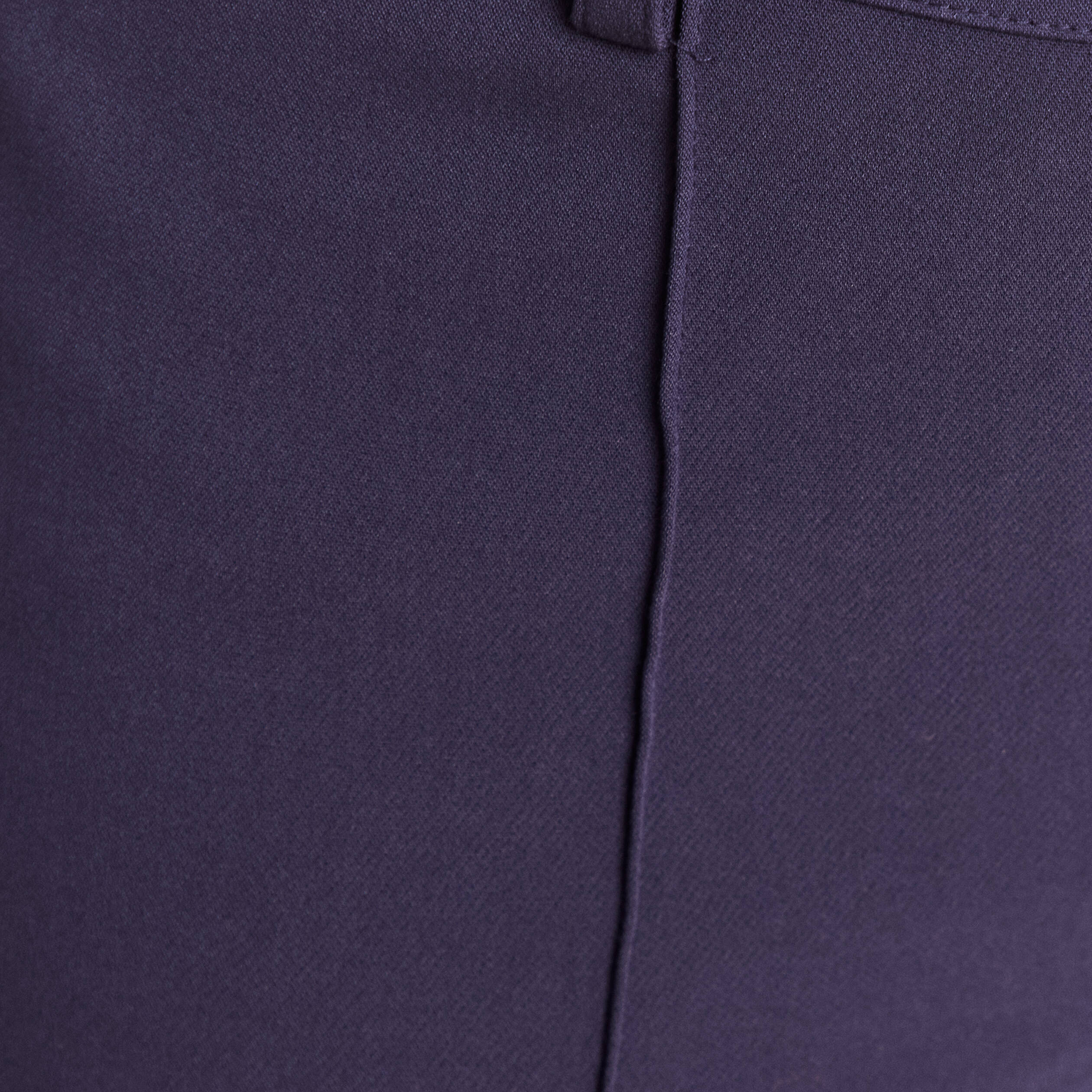 Pantalon coupe large bleu marine femme