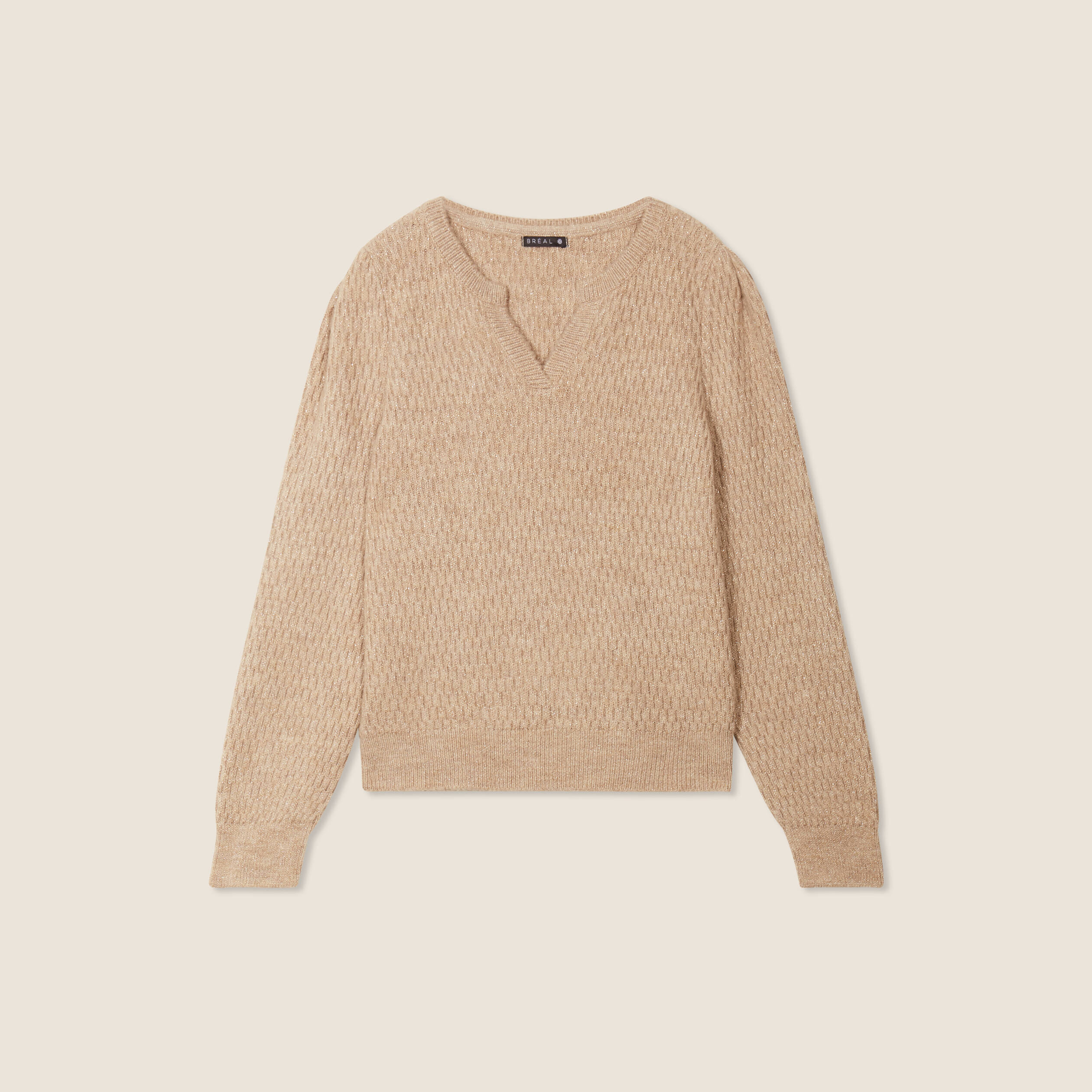 pull manches longues beige femme Pull manches longues beige femme