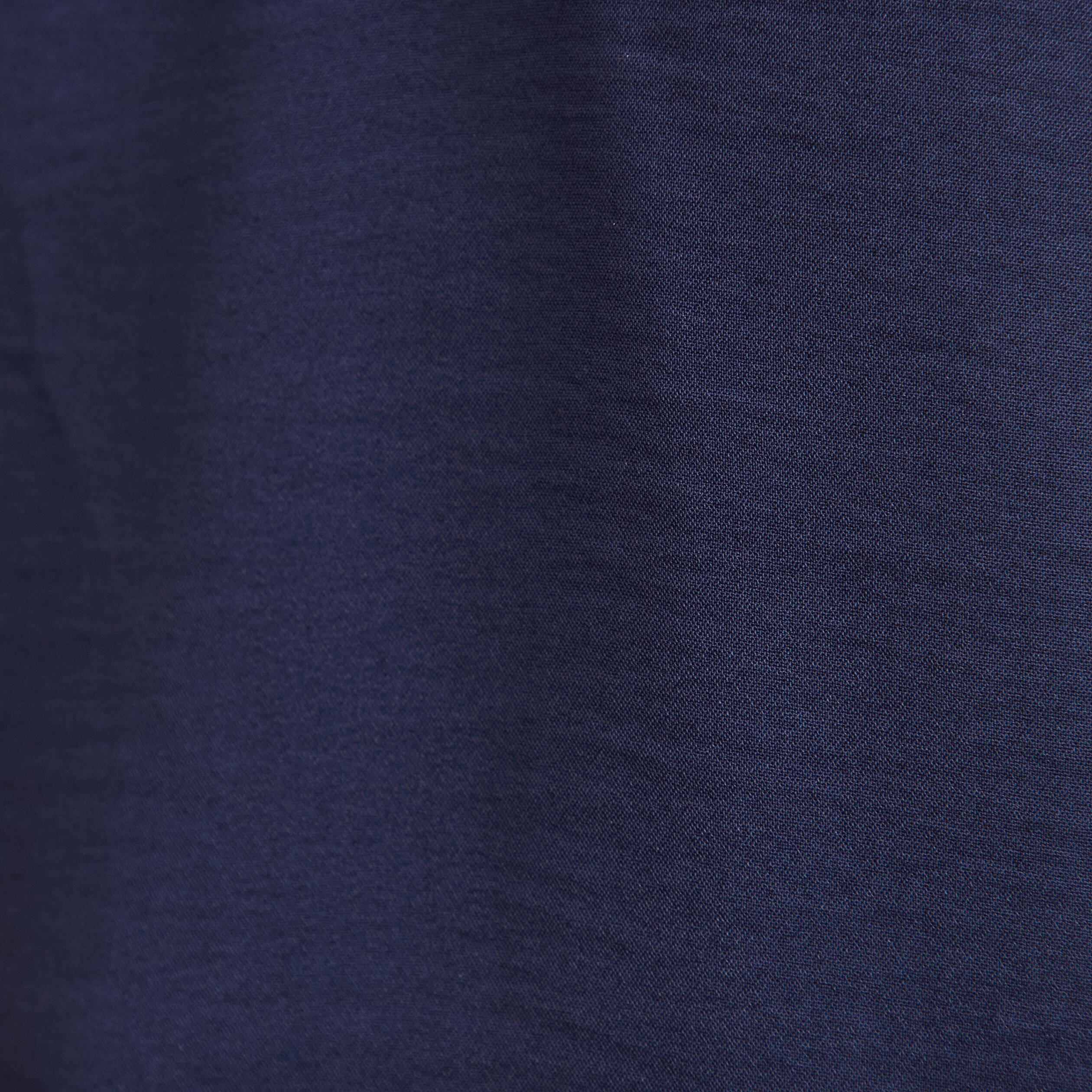 Blouse col V manches courtes bleu marine femme