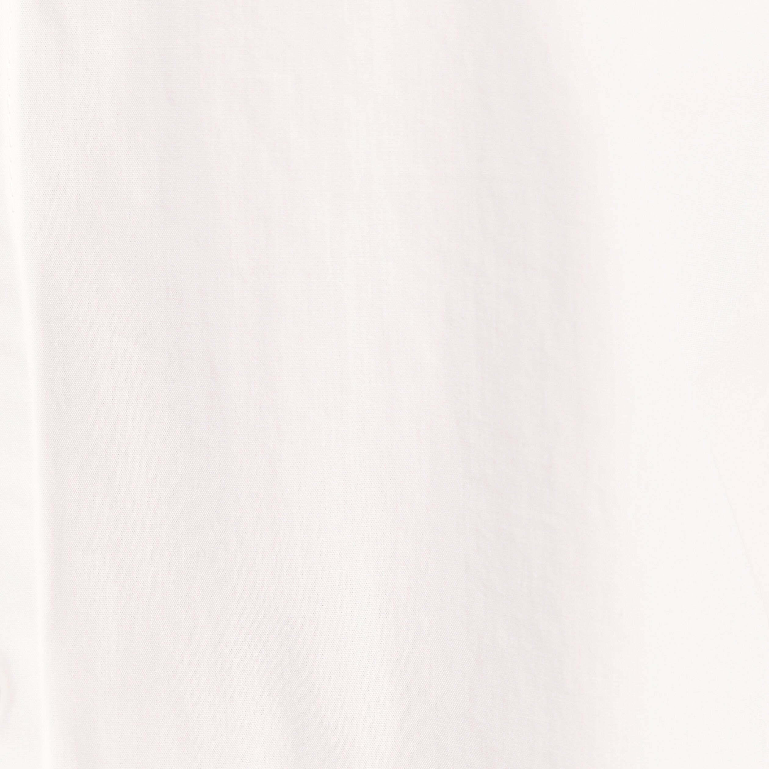 Chemise col chemise manches courtes blanc femme