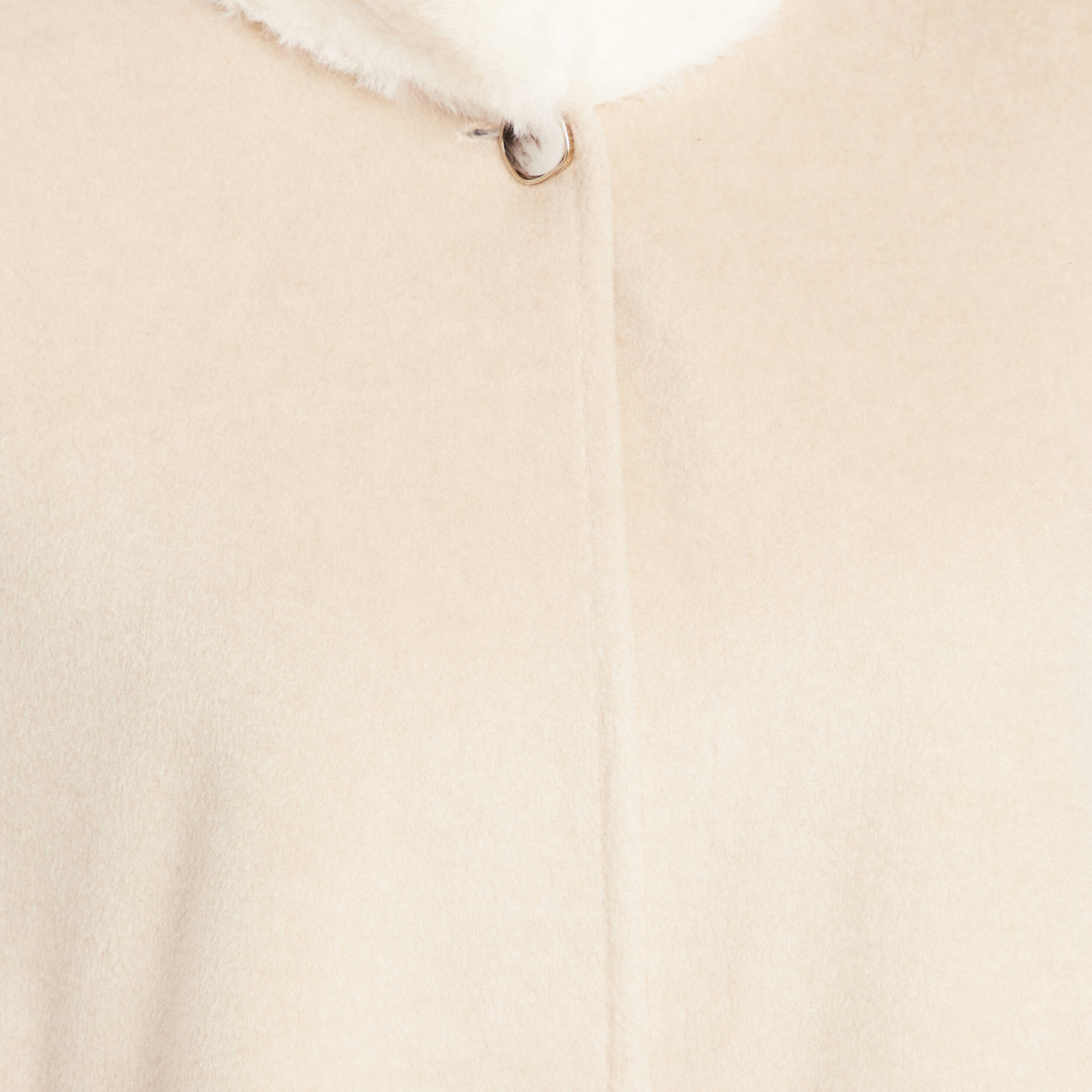 Poncho cape coupe ample ivoire femme
