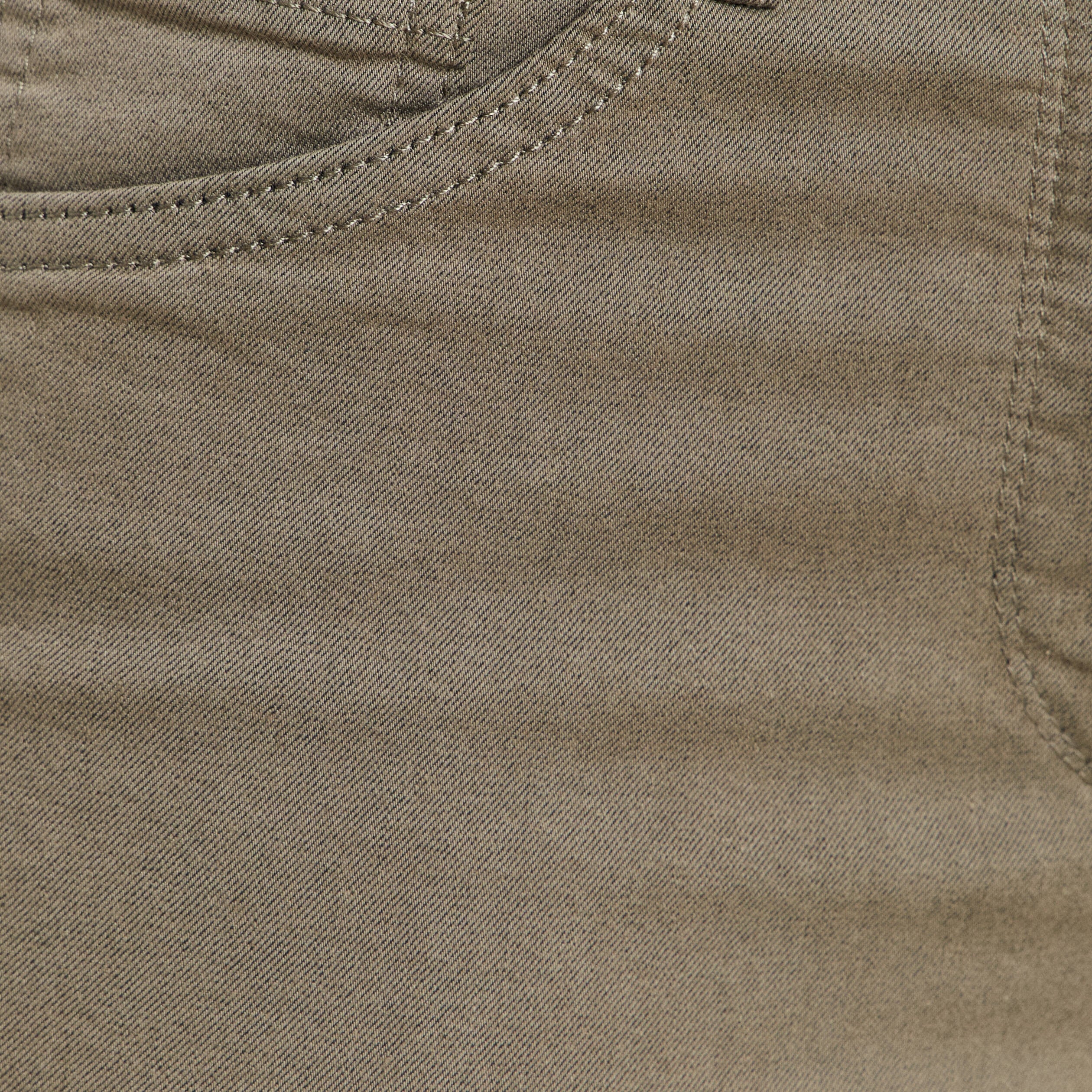 Pantalon magique Le L&eacute;ger coupe droite vert kaki femme