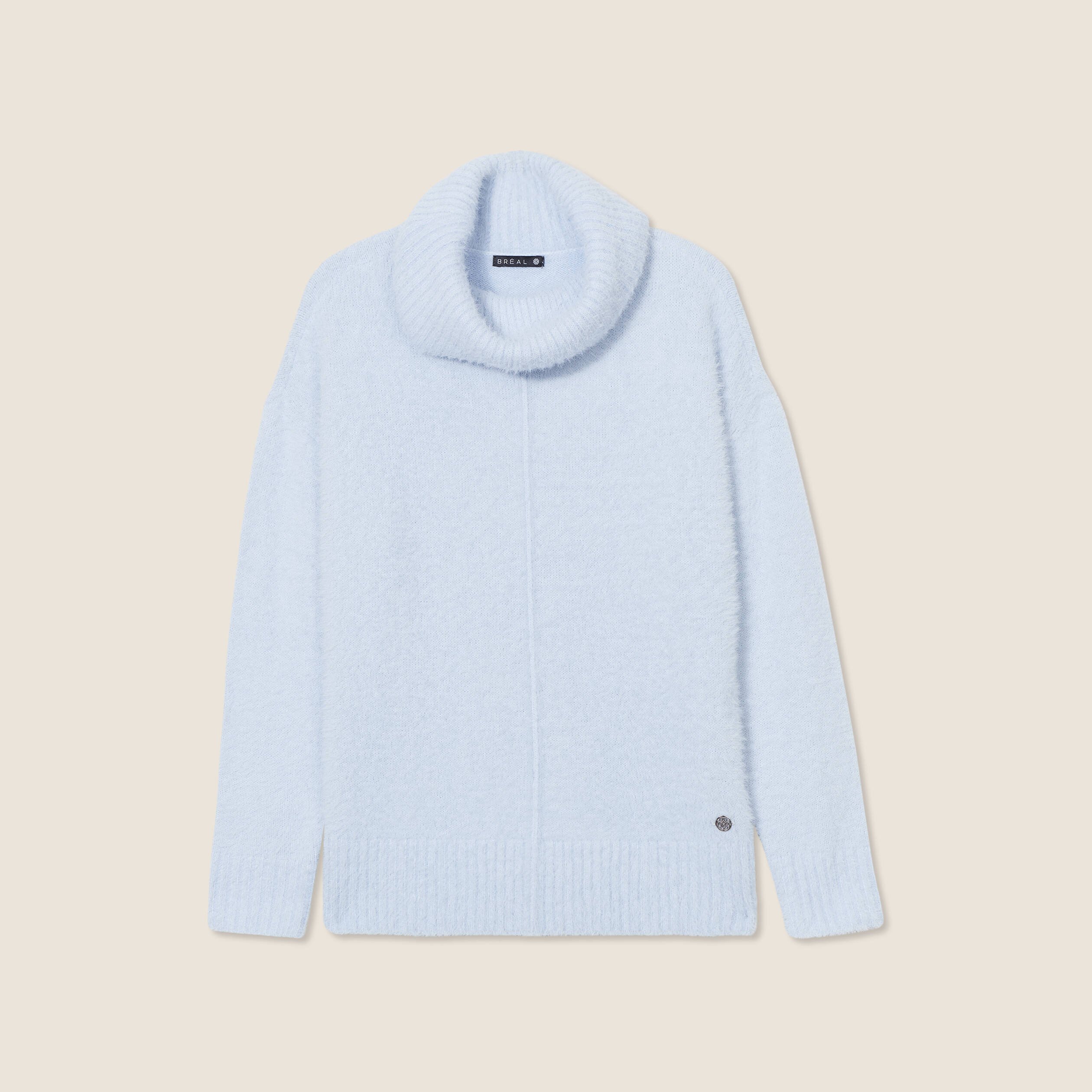 pull manches longues bleu pastel femme Pull manches longues bleu pastel femme