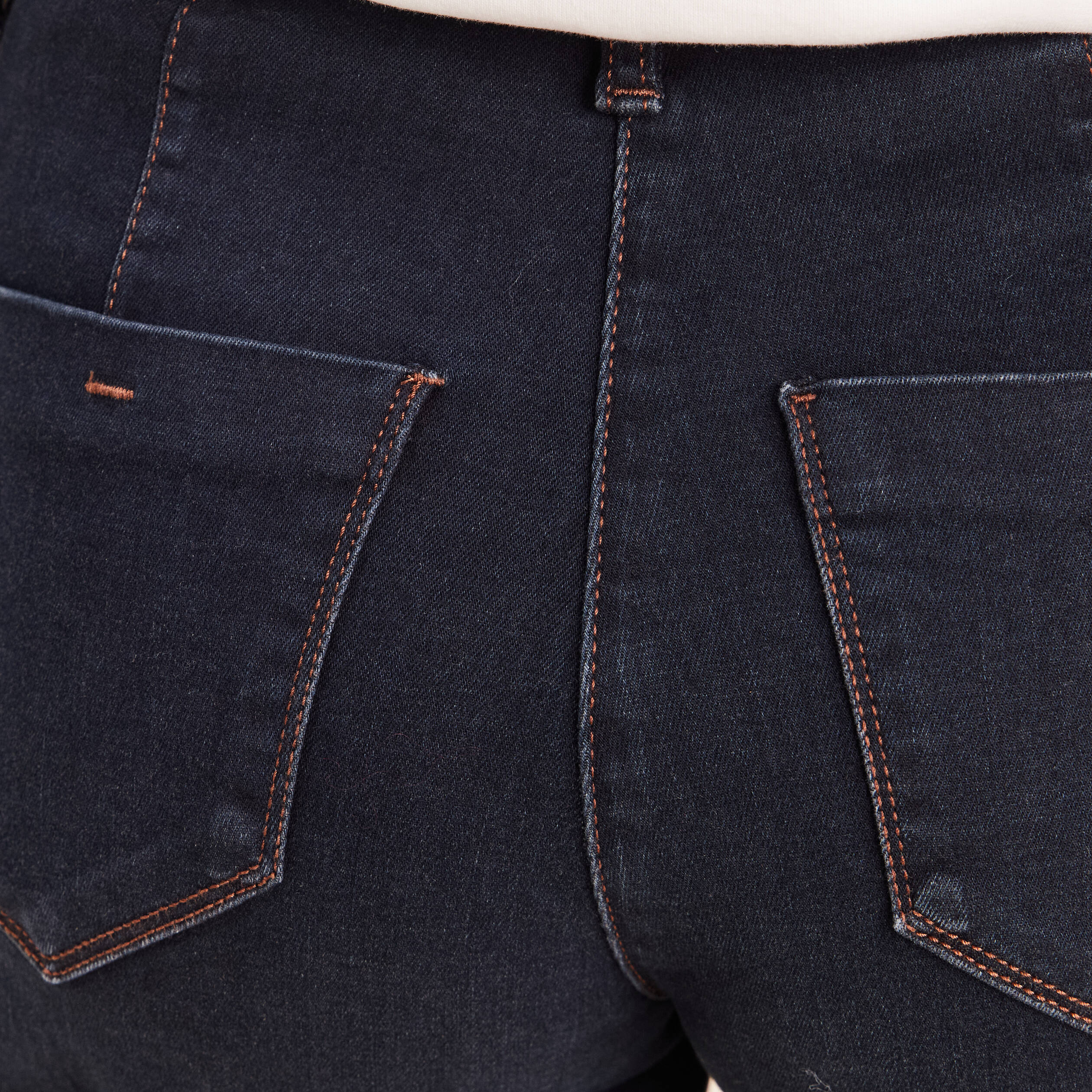 Pantalon magique coupe barrel l'Unique denim blue black femme