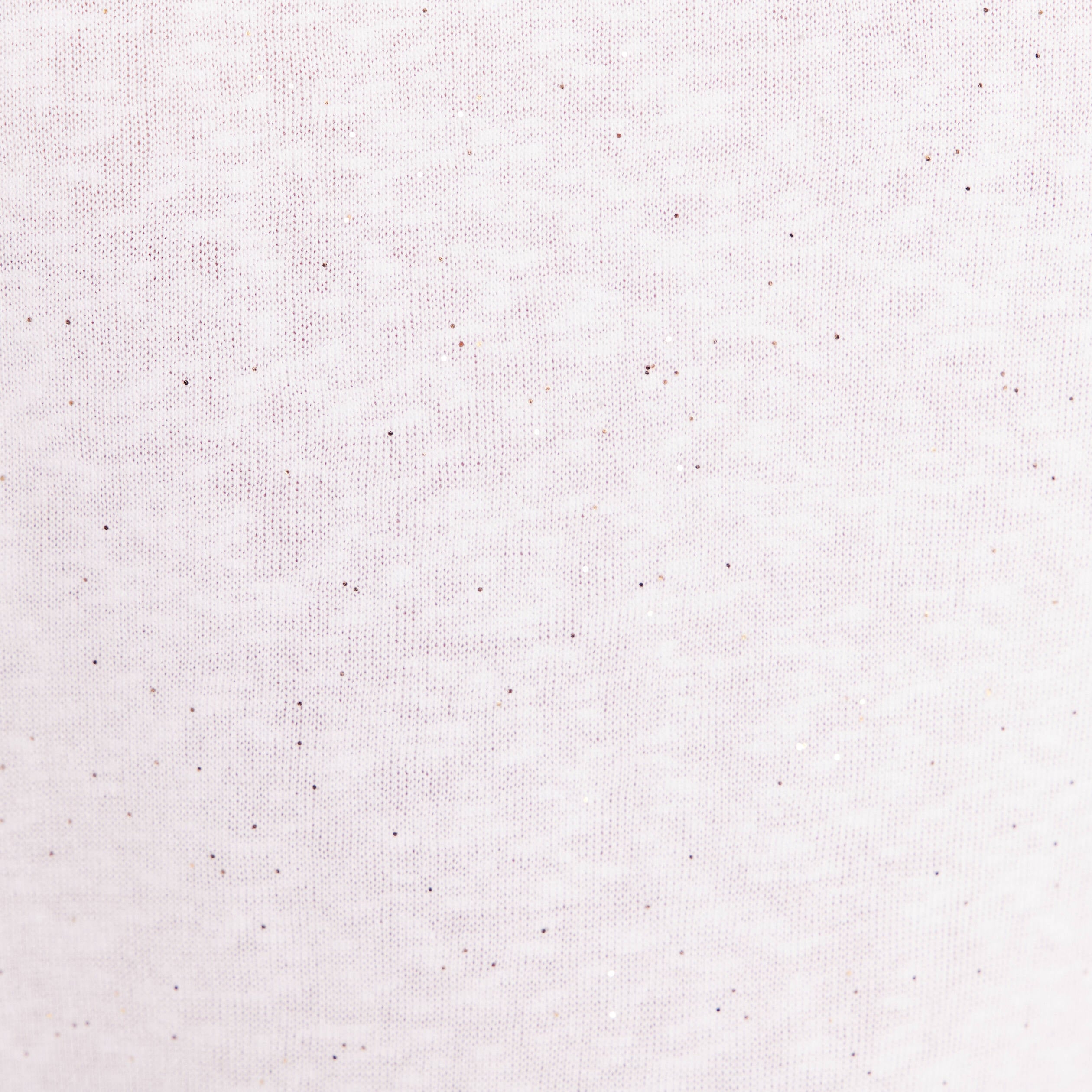 T-shirt &agrave; paillettes manches courtes blanc femme