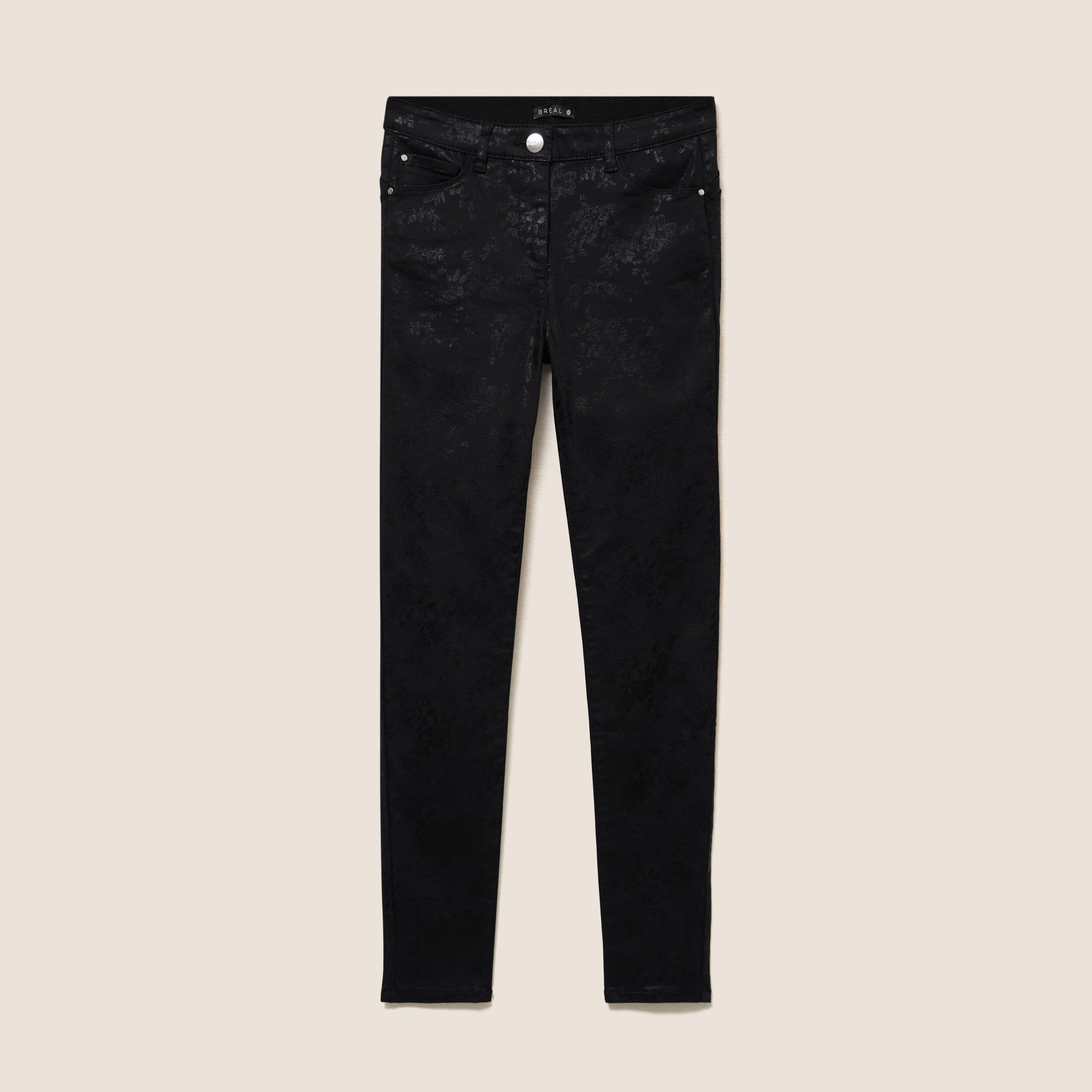 Pantalon magique L'Unique coupe ajust&eacute;e noir femme