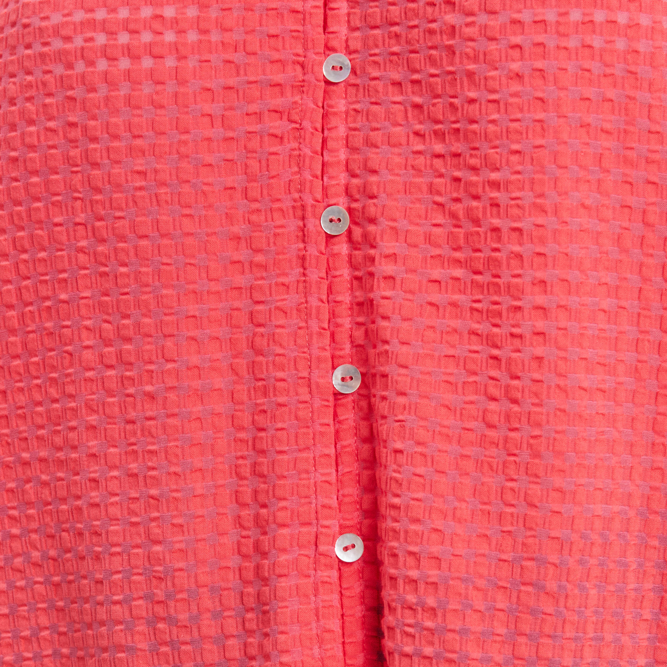 blouse manches 34 rose cerise femme Blouse manches 3/4 rose cerise femme
