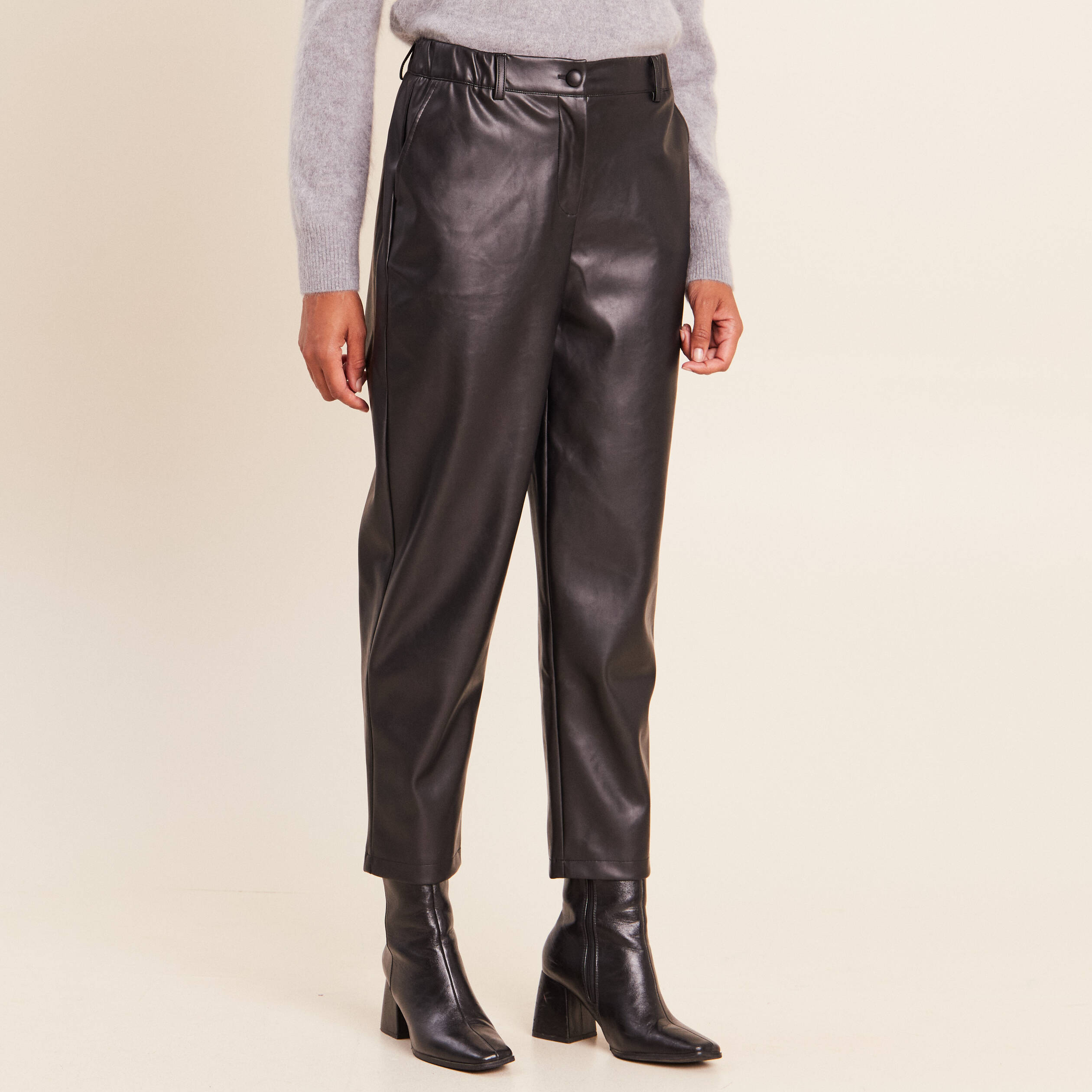 Pantalon noir femme