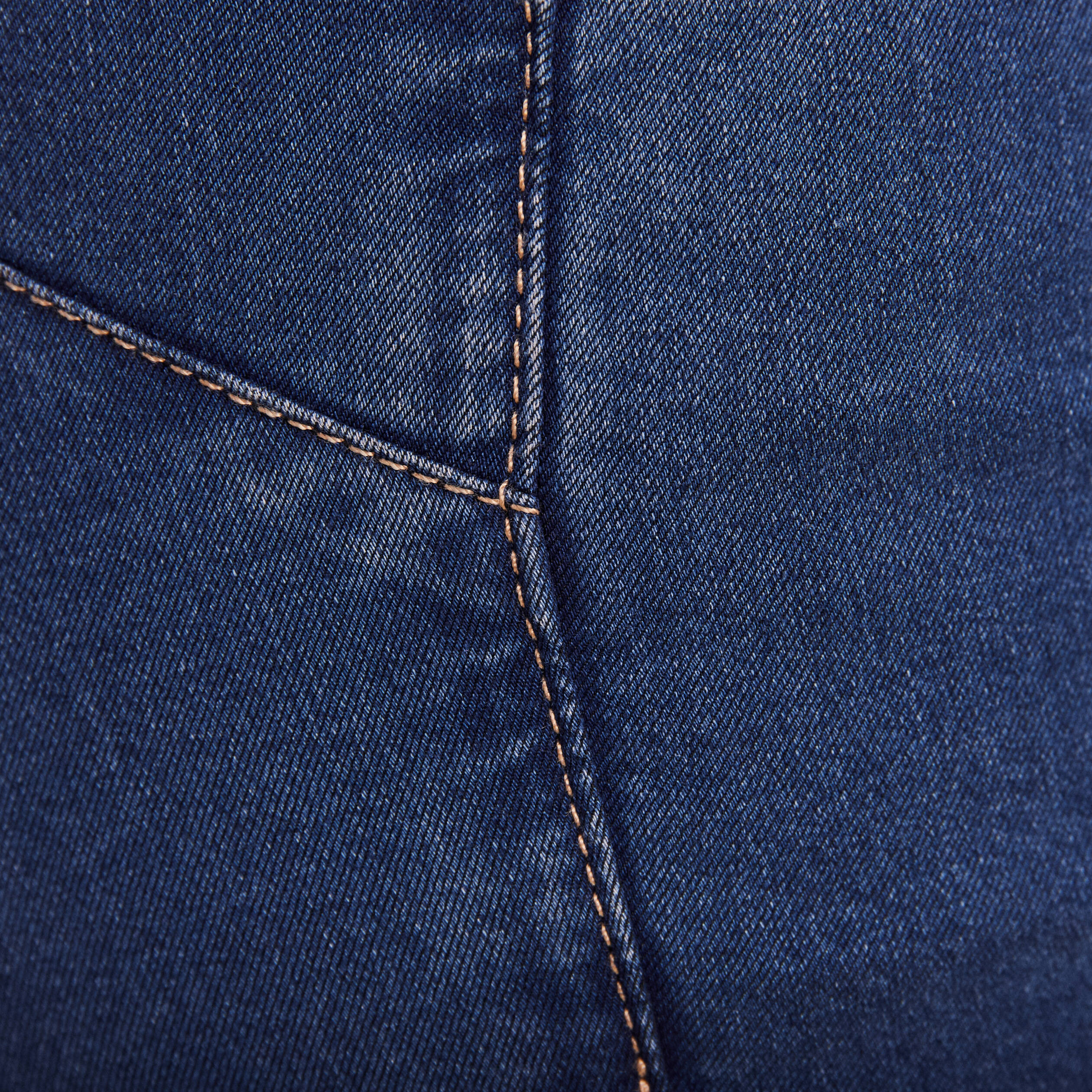 Jean magique Le L&eacute;ger coupe ajust&eacute;e long denim double stone femme
