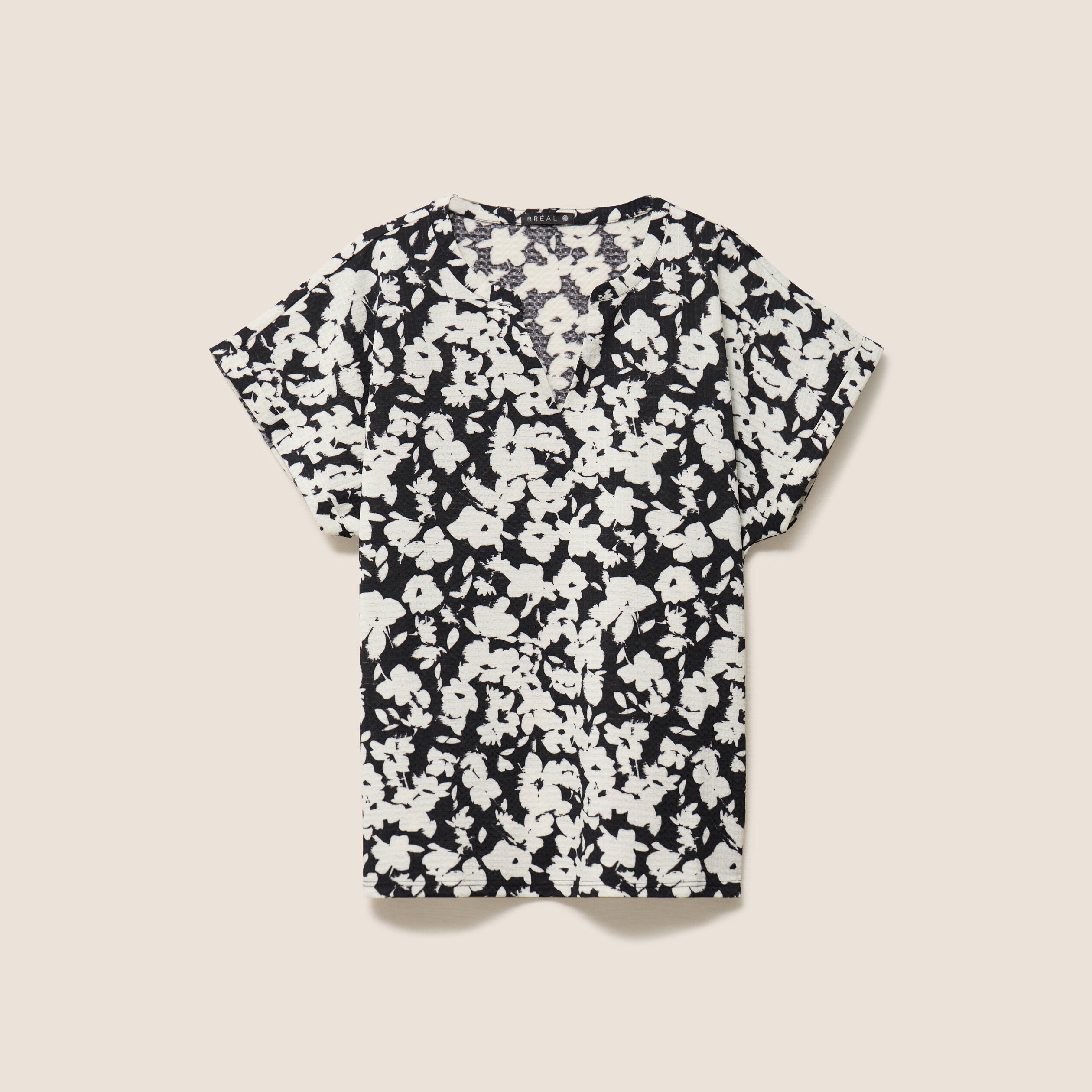 T-shirt manches courtes noir femme