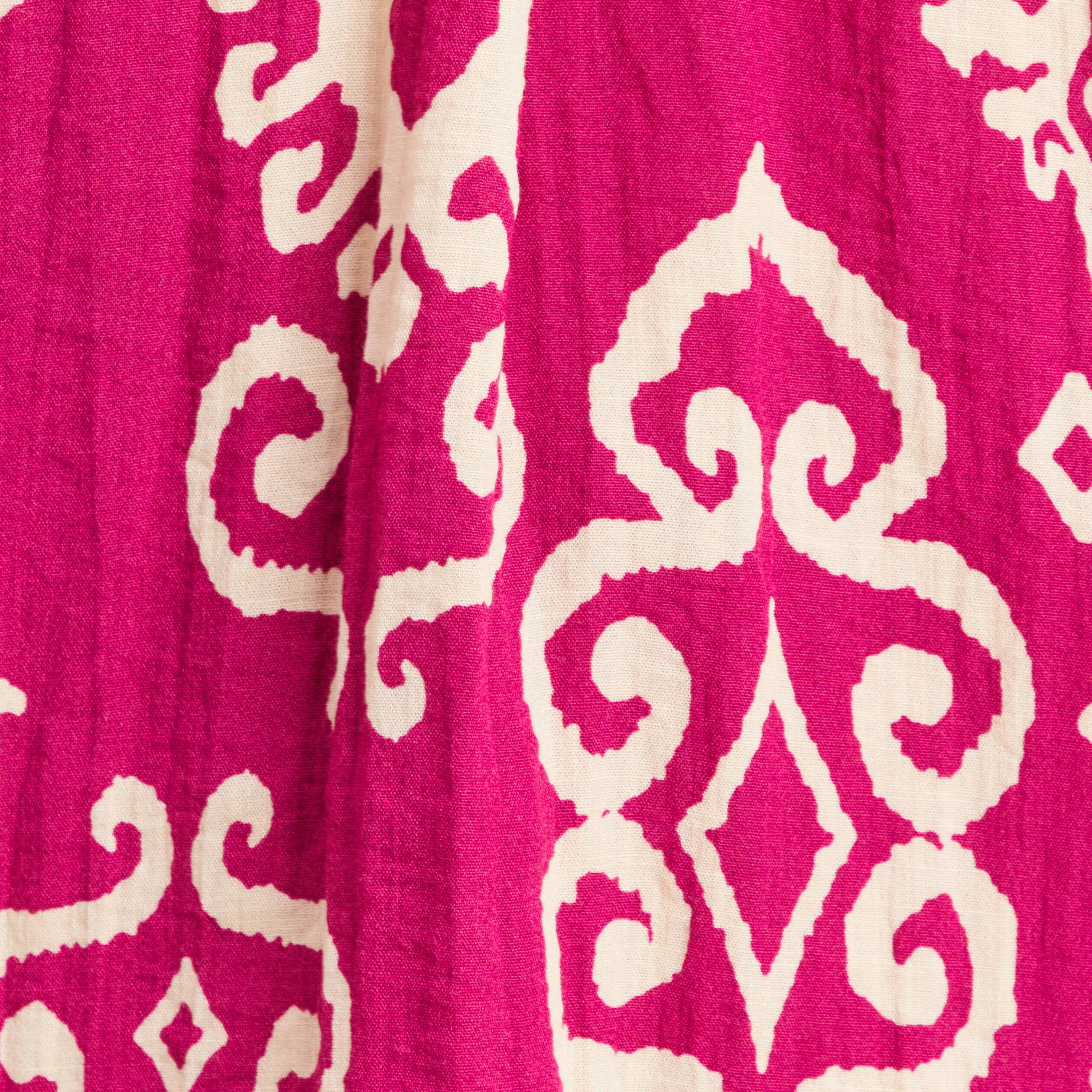 blouse manches courtes rose fushia femme Blouse manches courtes rose fushia femme