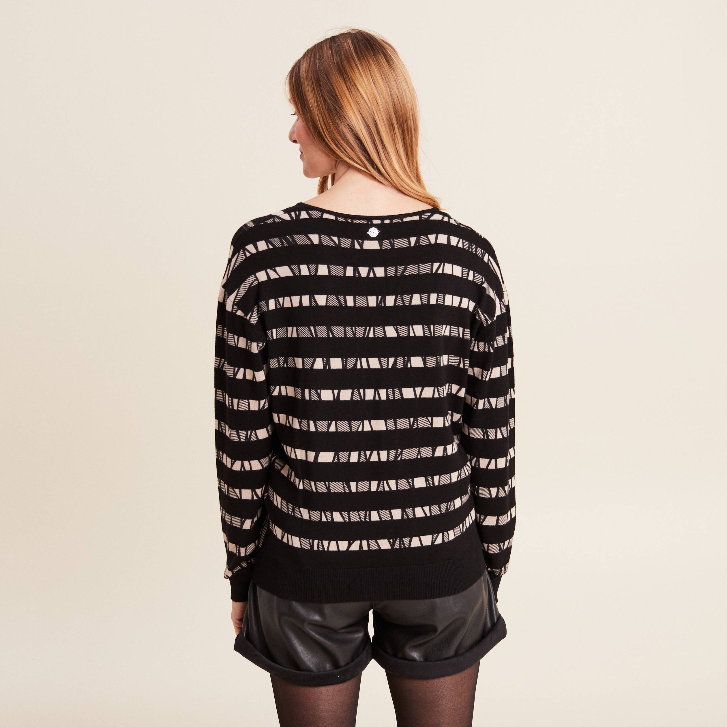 pull manches longues noir femme Pull manches longues noir femme