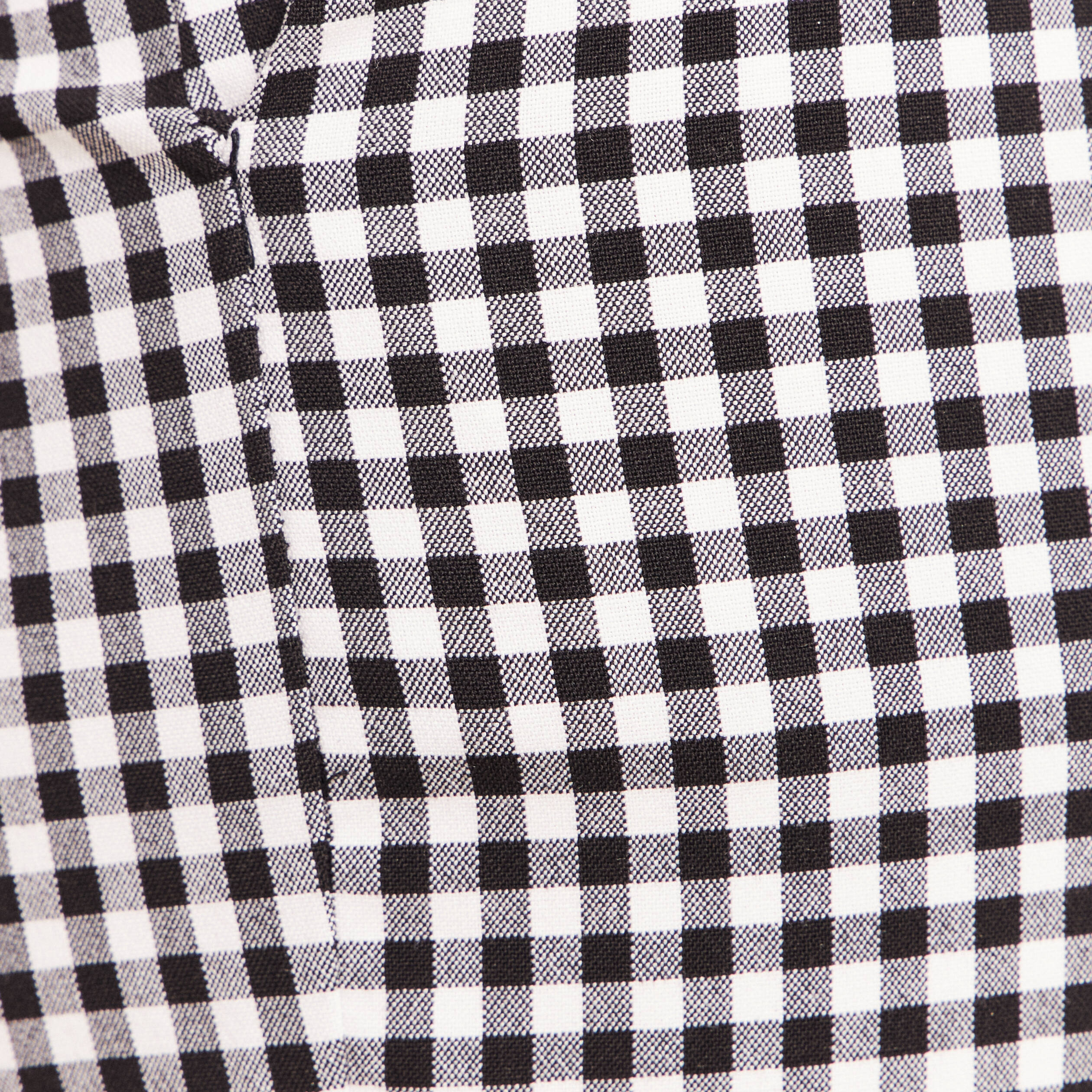 Pantalon large 7/8&egrave;me taille standard noir femme