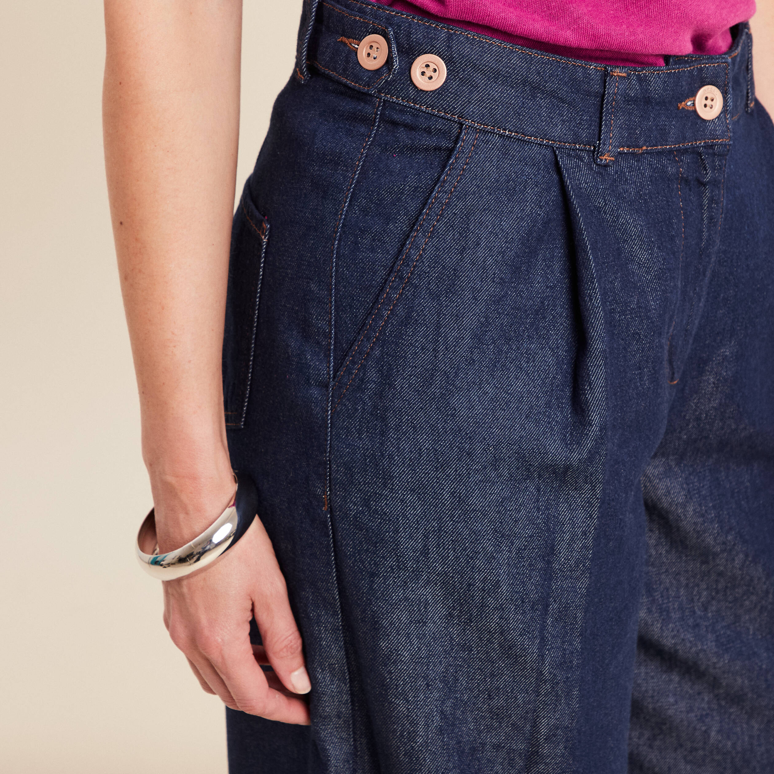 pantalon denim brut femme Pantalon denim brut femme