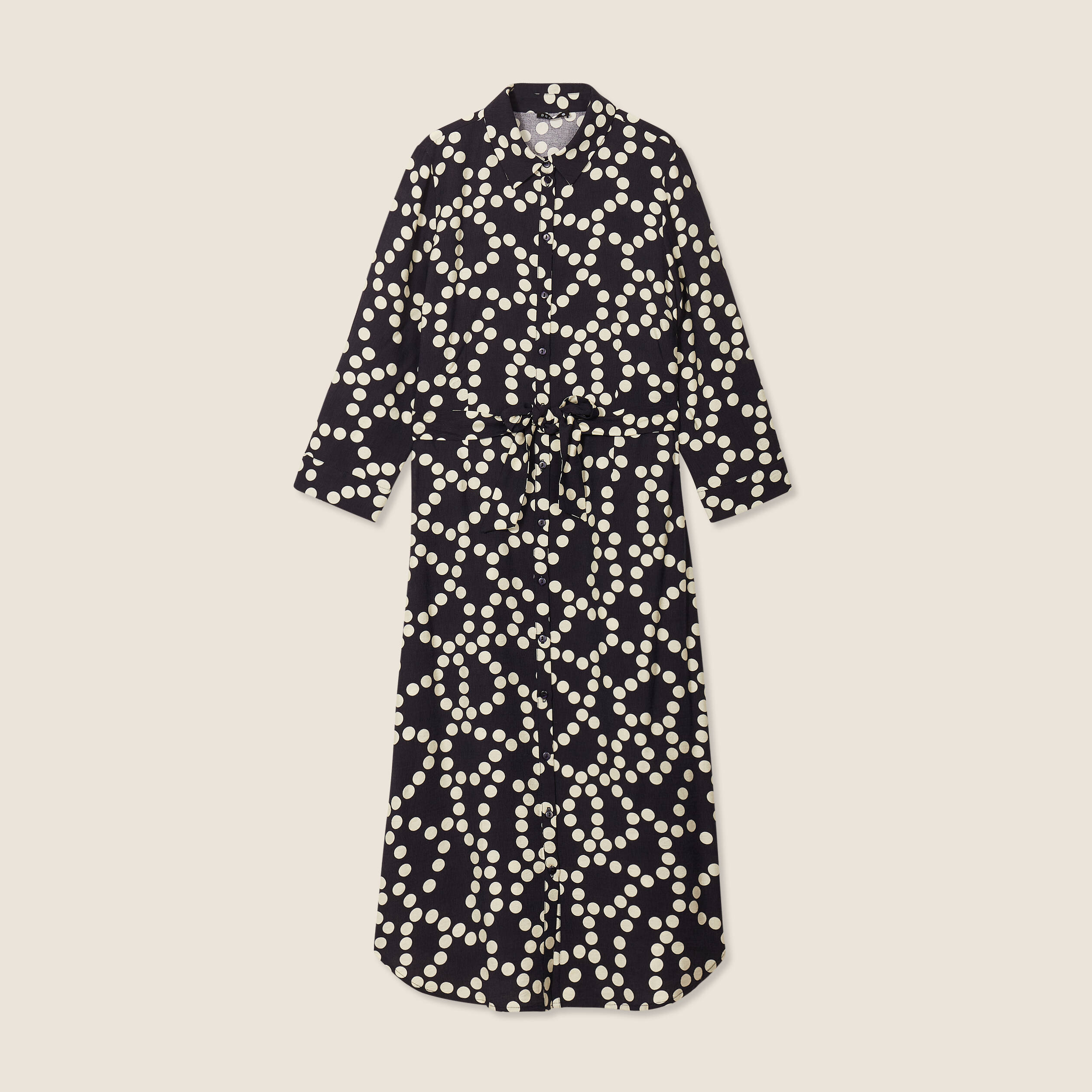 robe longue evasee ceinturee noir femme Robe longue évasée ceinturée noir femme