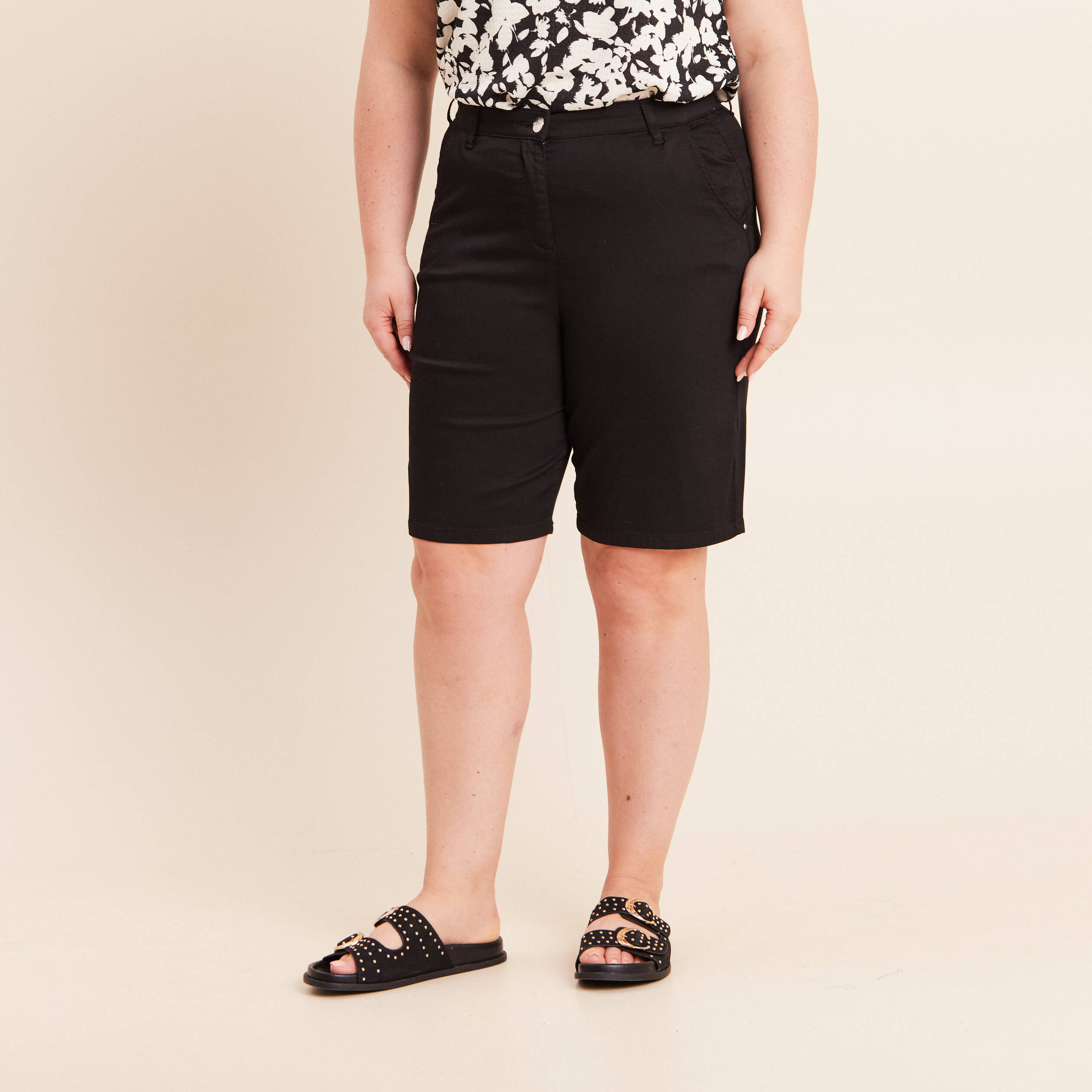 Pantalon magique le l&eacute;ger noir femme