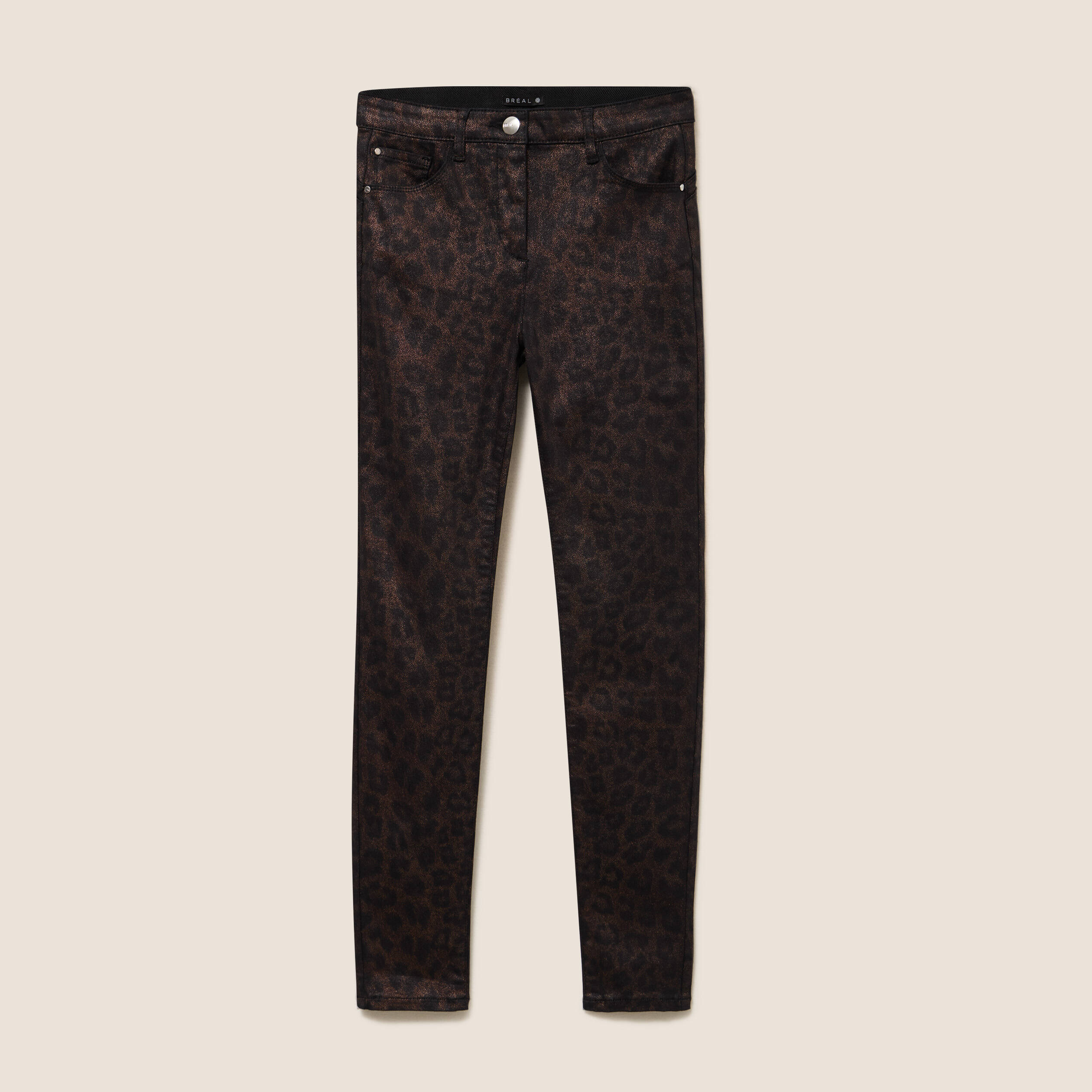 Pantalon magique L'Unique coupe ajust&eacute;e couleur cuivre femme