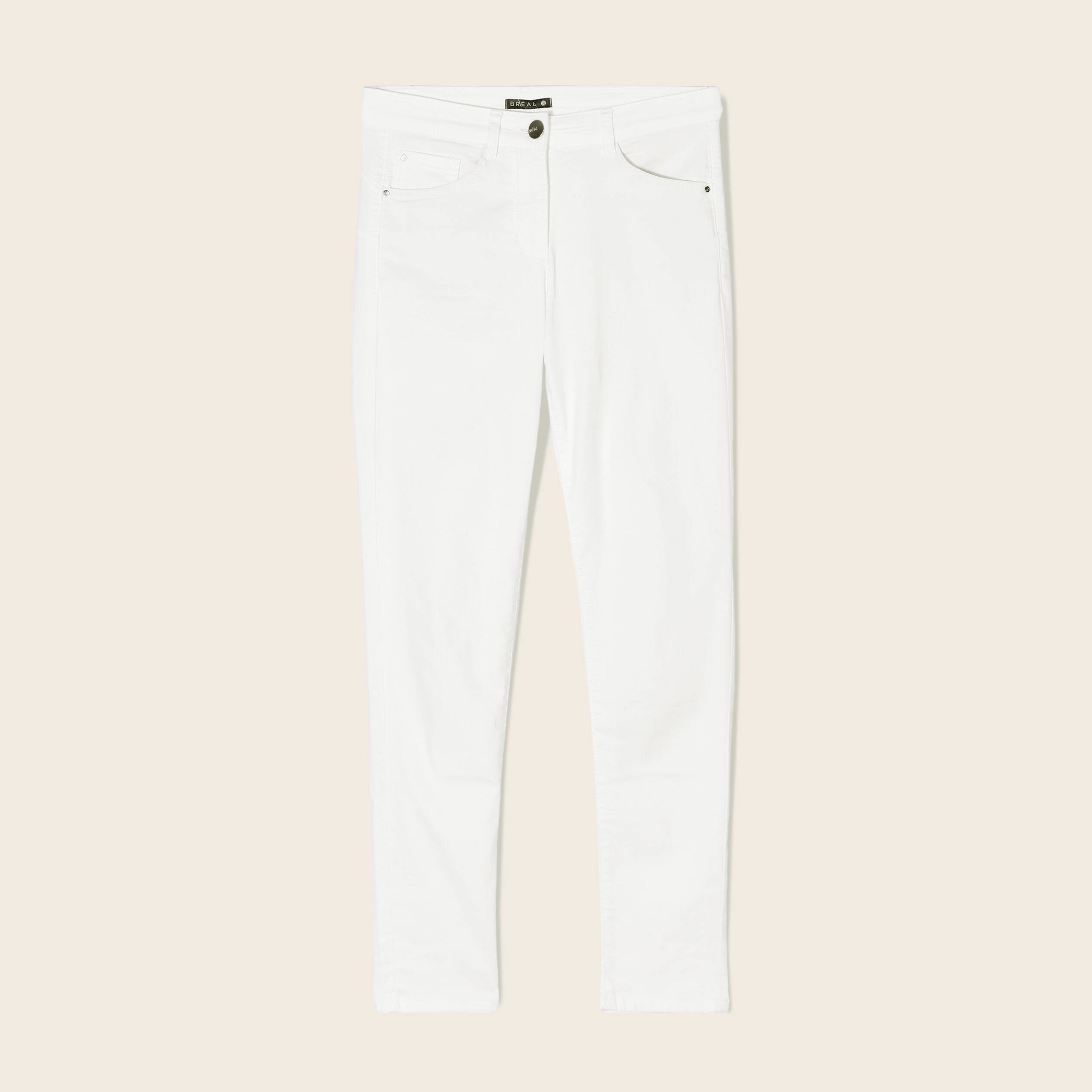 Pantalon magique Le L&eacute;ger coupe ajust&eacute;e blanc femme