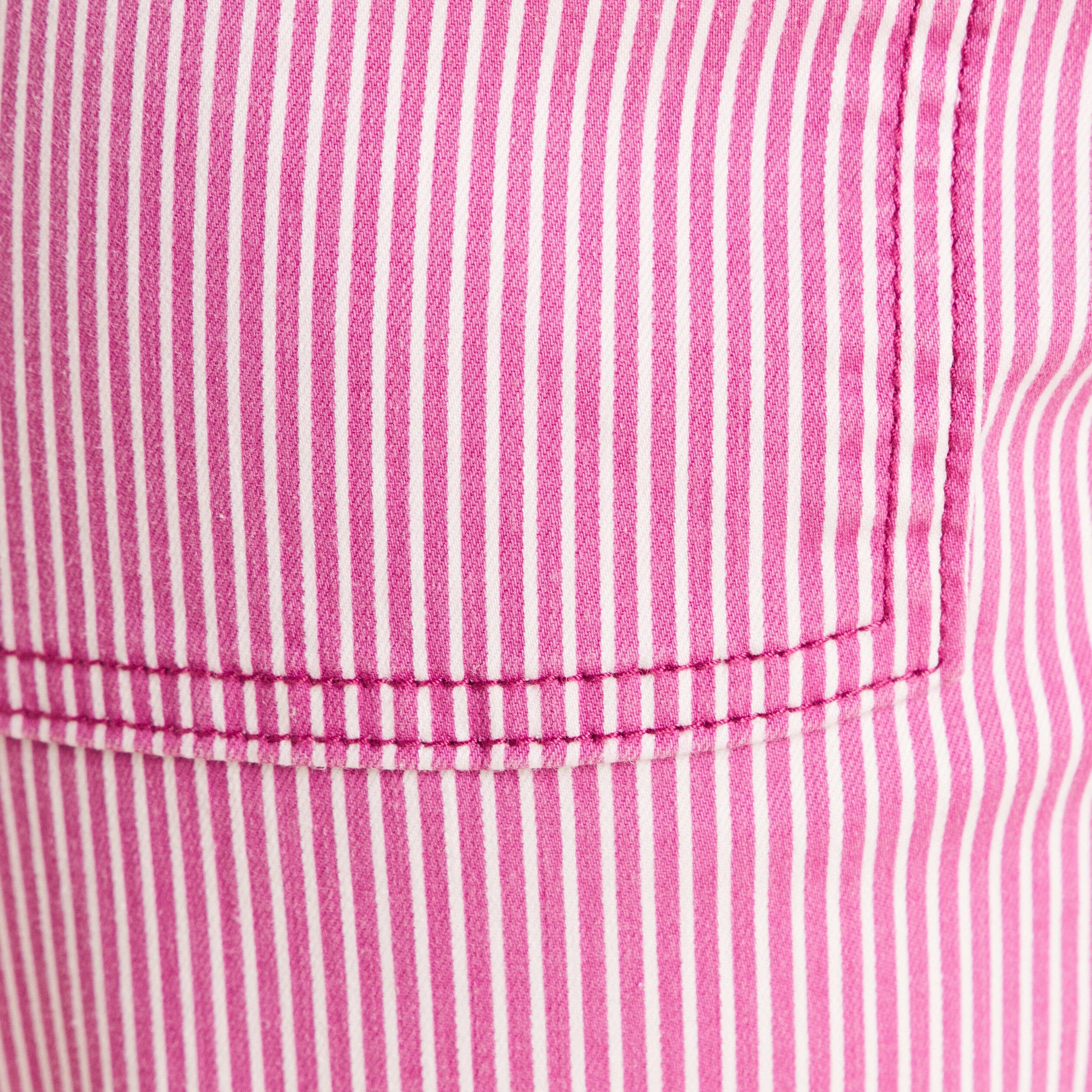 Pantalon coupe mom 7/8&egrave;me rose femme