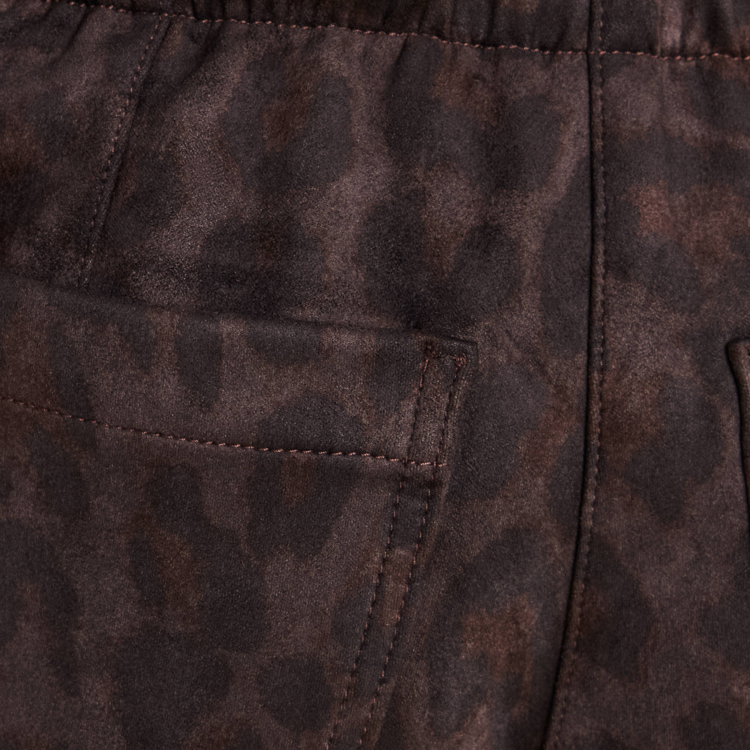 Pantalon coupe mom 7/8&egrave;me vert kaki femme