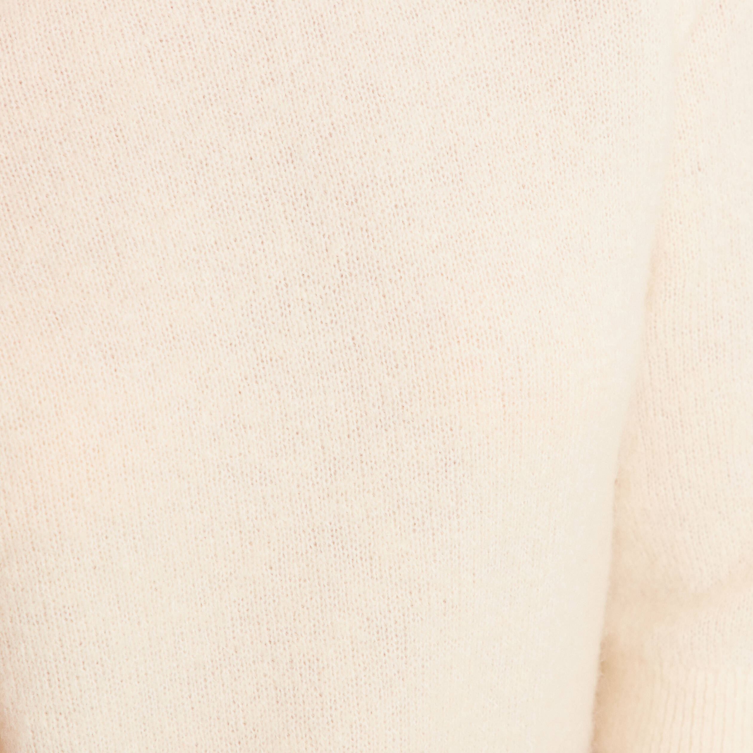 Pull col bateau creme femme