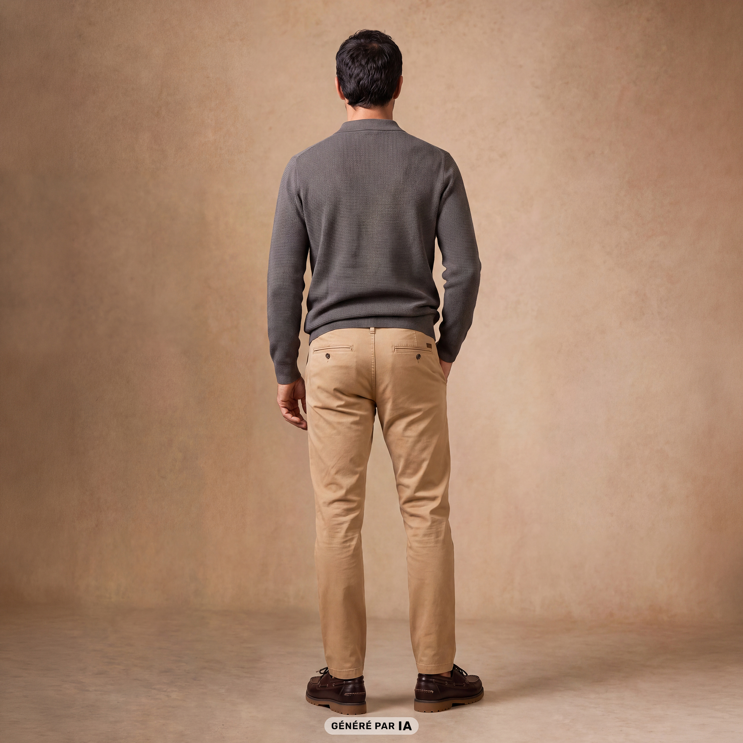 Pantalon Magique Monsieur le Leger chino beige femme