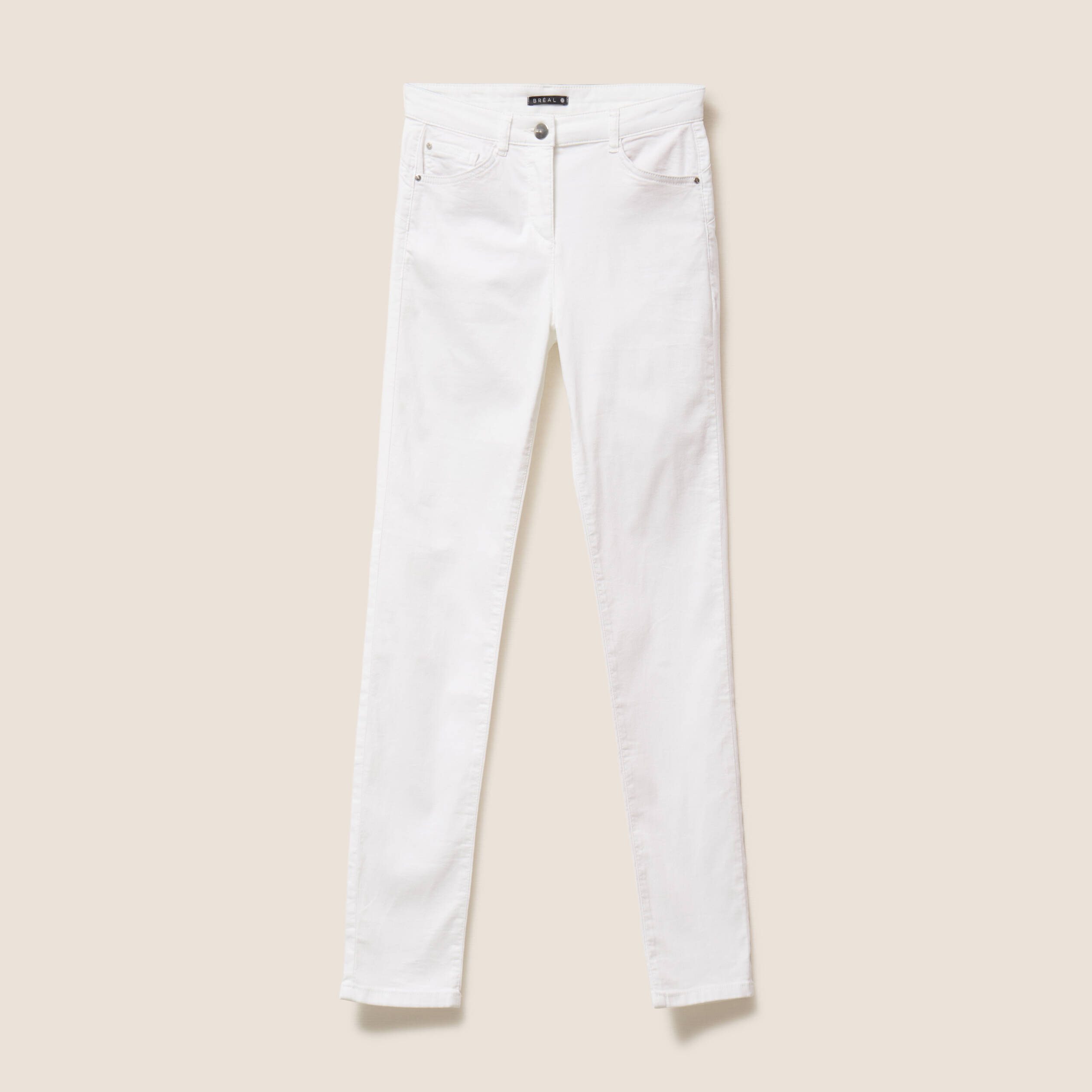 Pantalon magique Le L&eacute;ger coupe ajust&eacute;e blanc femme