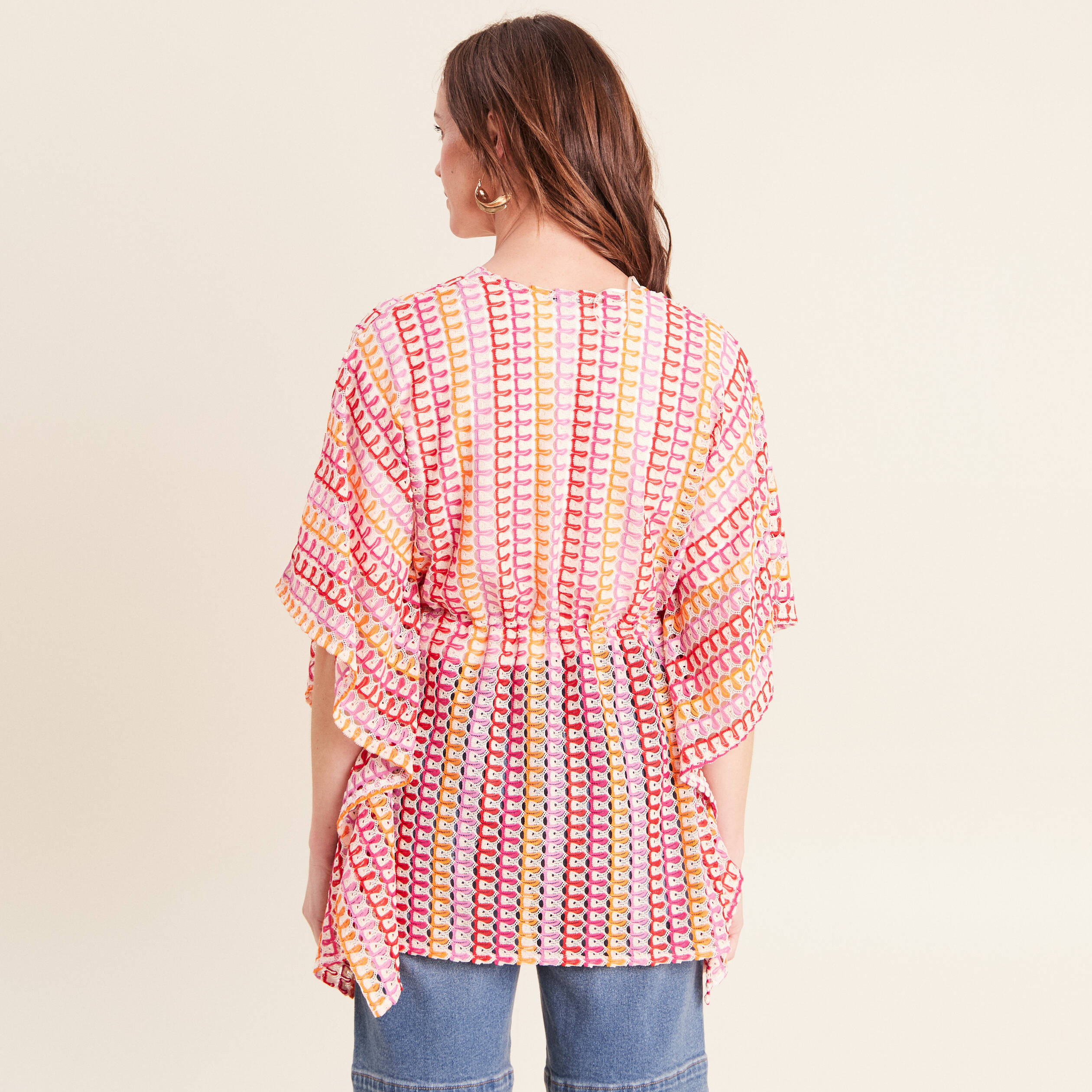 Kimono multicolore femme