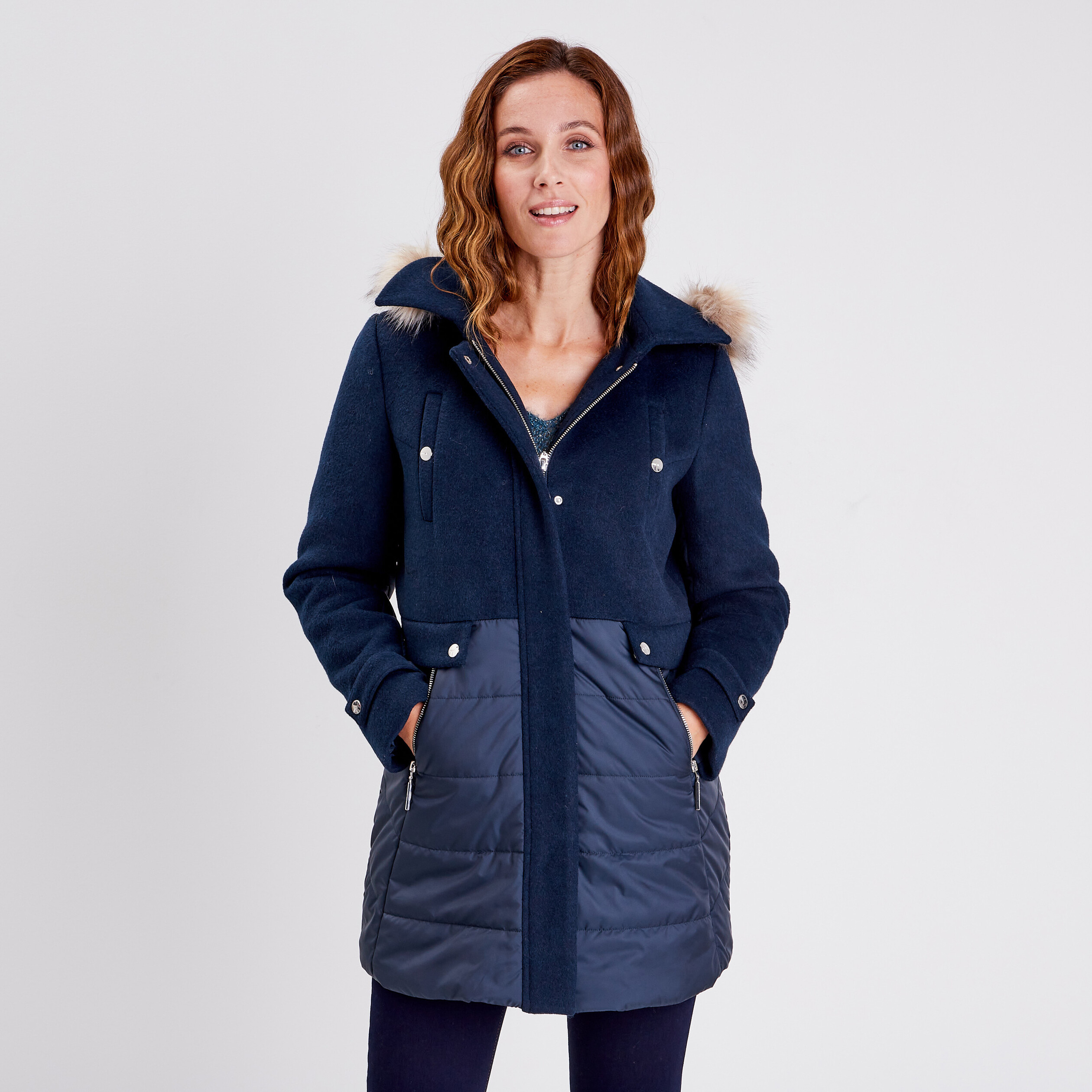 Bréal Doudoune Bleu Ciel Femme Bleu Clair Doudoune Femme Bleu Ciel