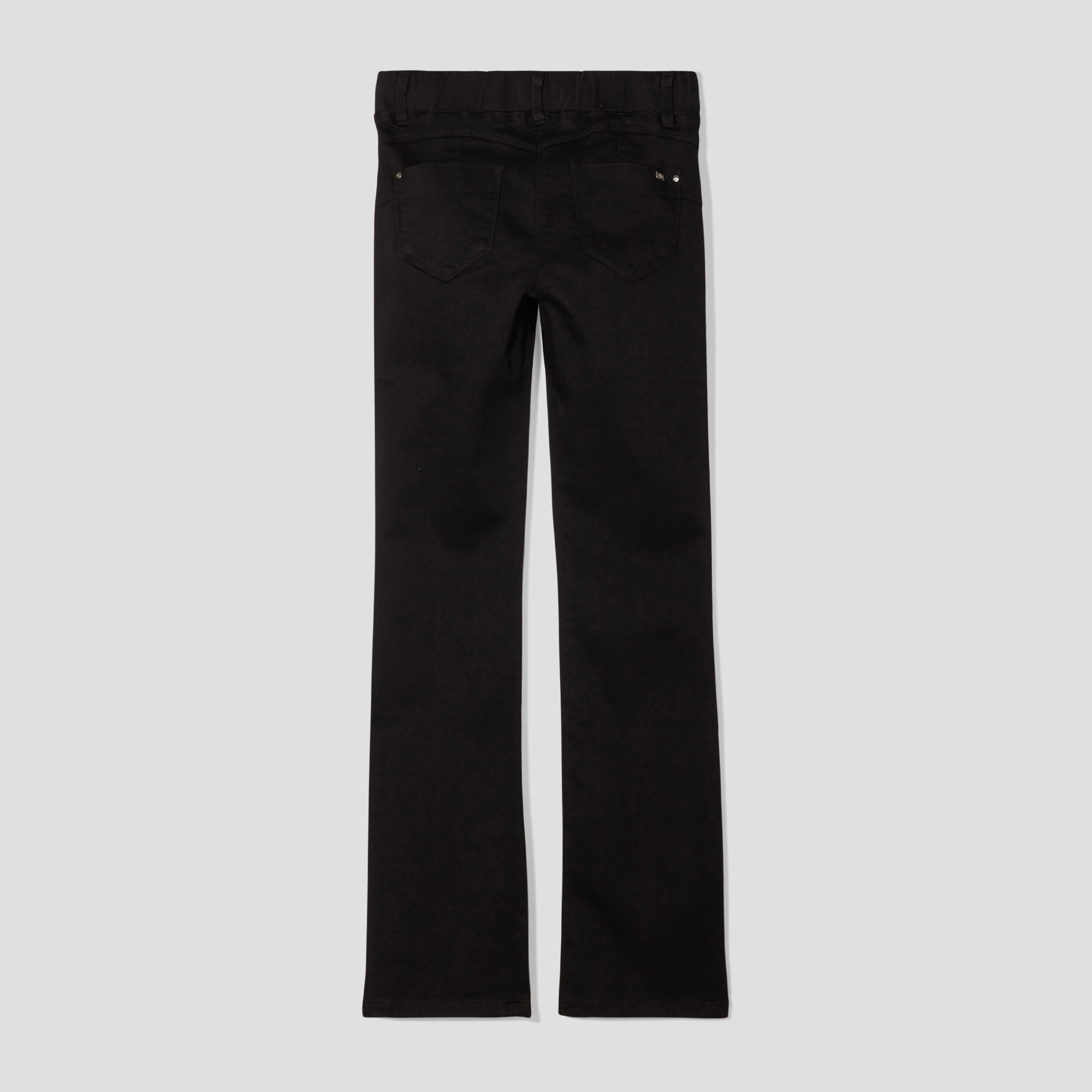 Pantalon tregging bootcut noir femme