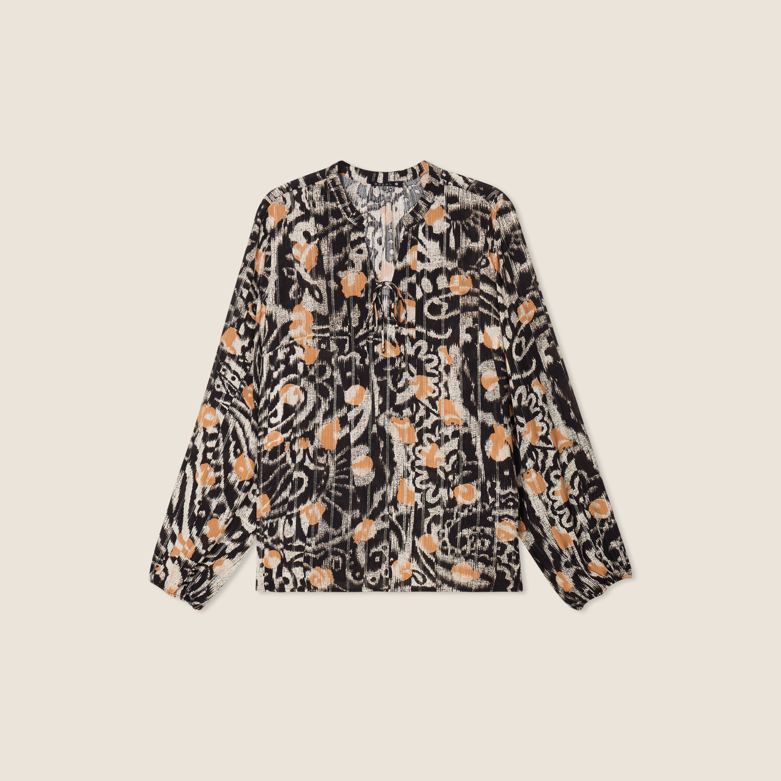 blouse manches longues marron clair femme Blouse manches longues marron clair femme