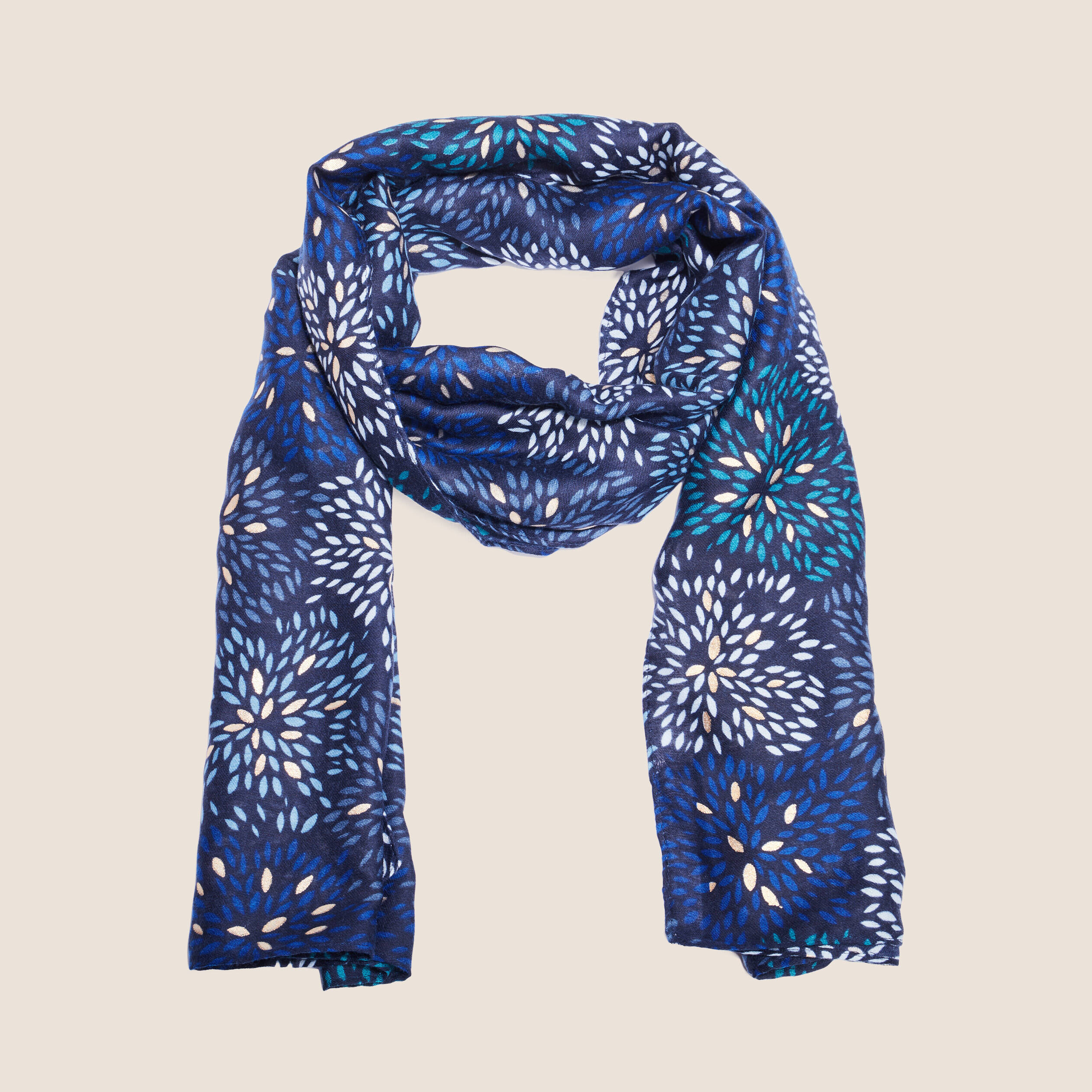 foulard bleu fonce femme Foulard bleu foncé femme