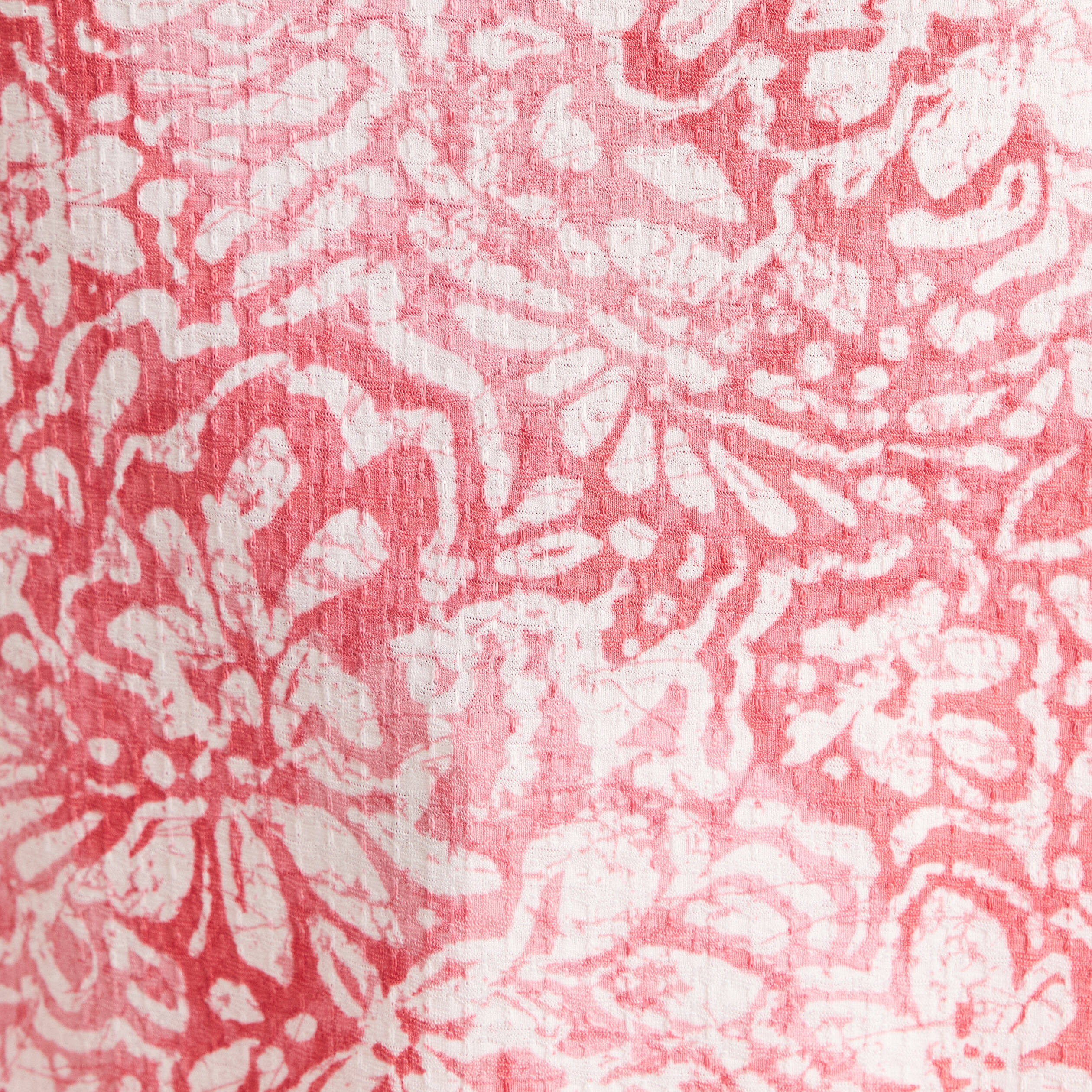 D&eacute;bardeur d&eacute;tails de volants orange corail femme