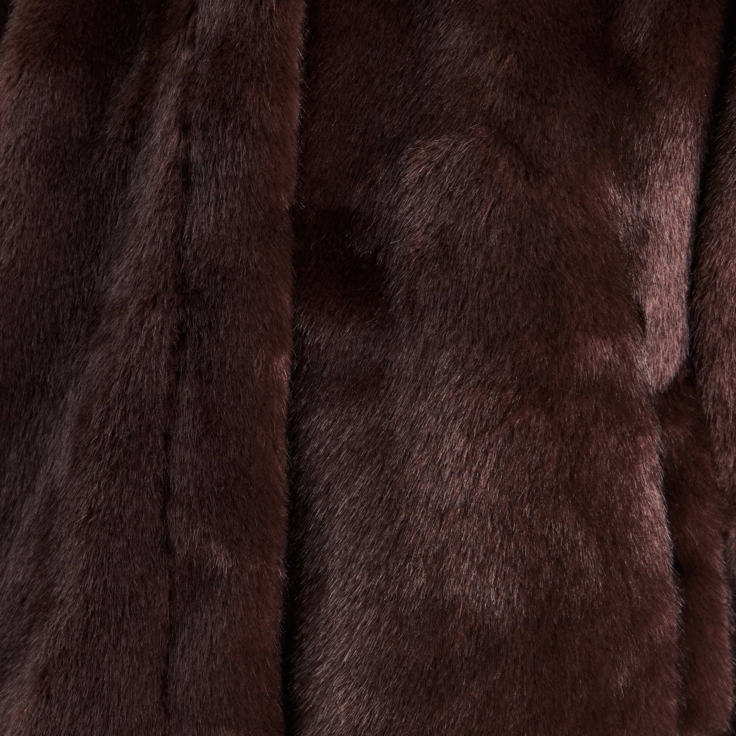 Poncho marron fonc&eacute; femme