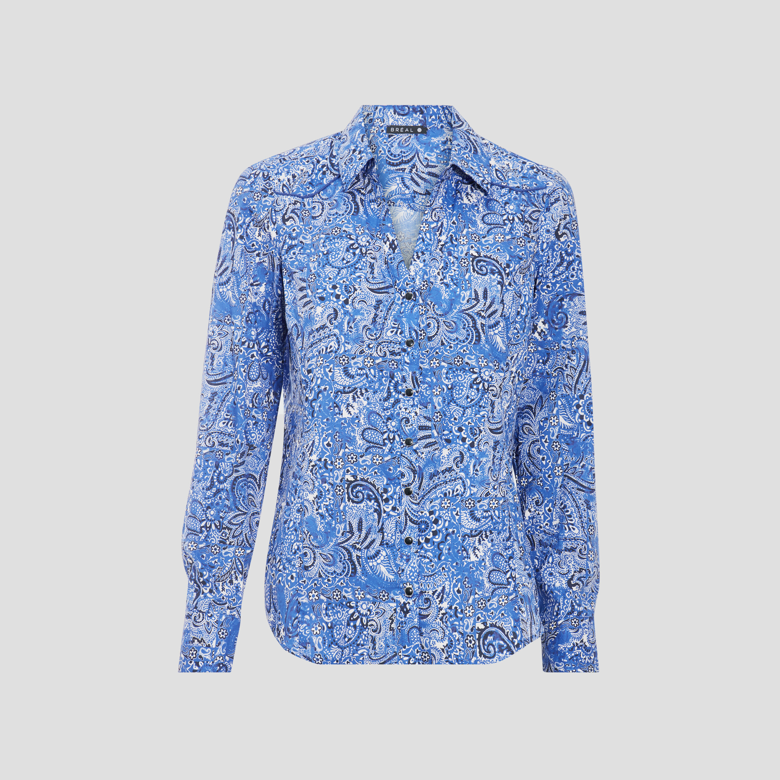 chemise manches longues bleu femme Chemise manches longues bleu femme
