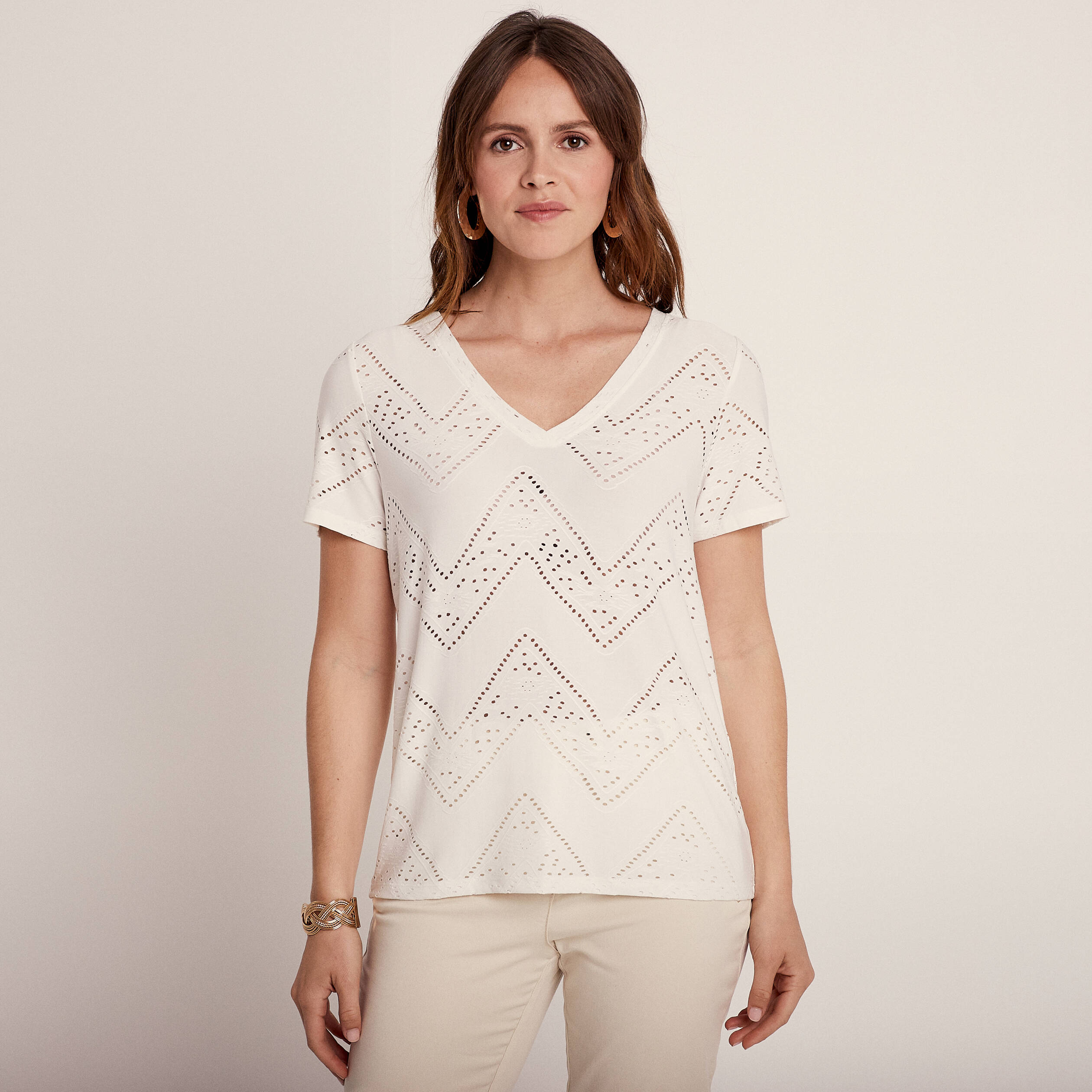 Blouse femme sales fluide manches courtes
