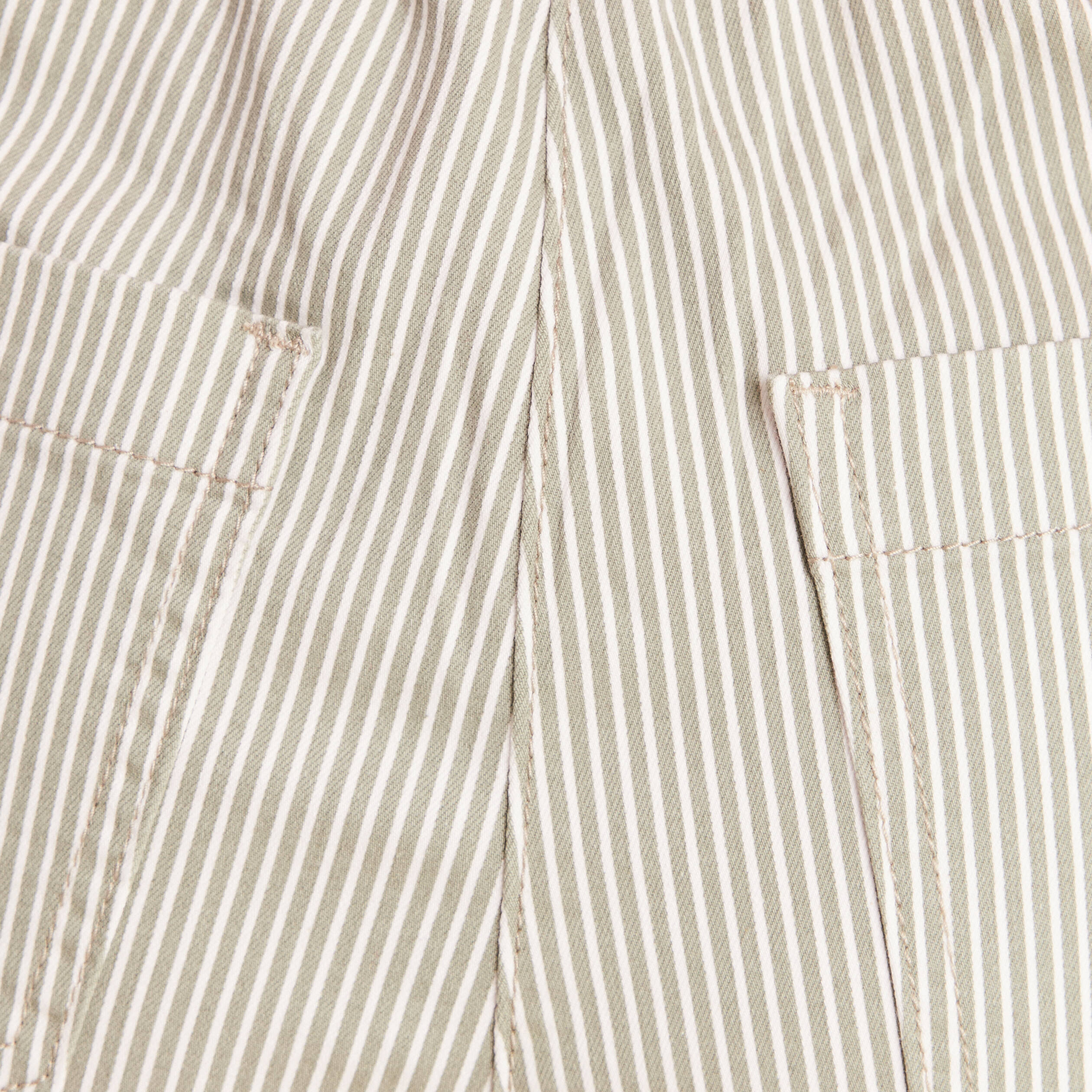 Pantalon coupe mom 7/8&egrave;me vert femme